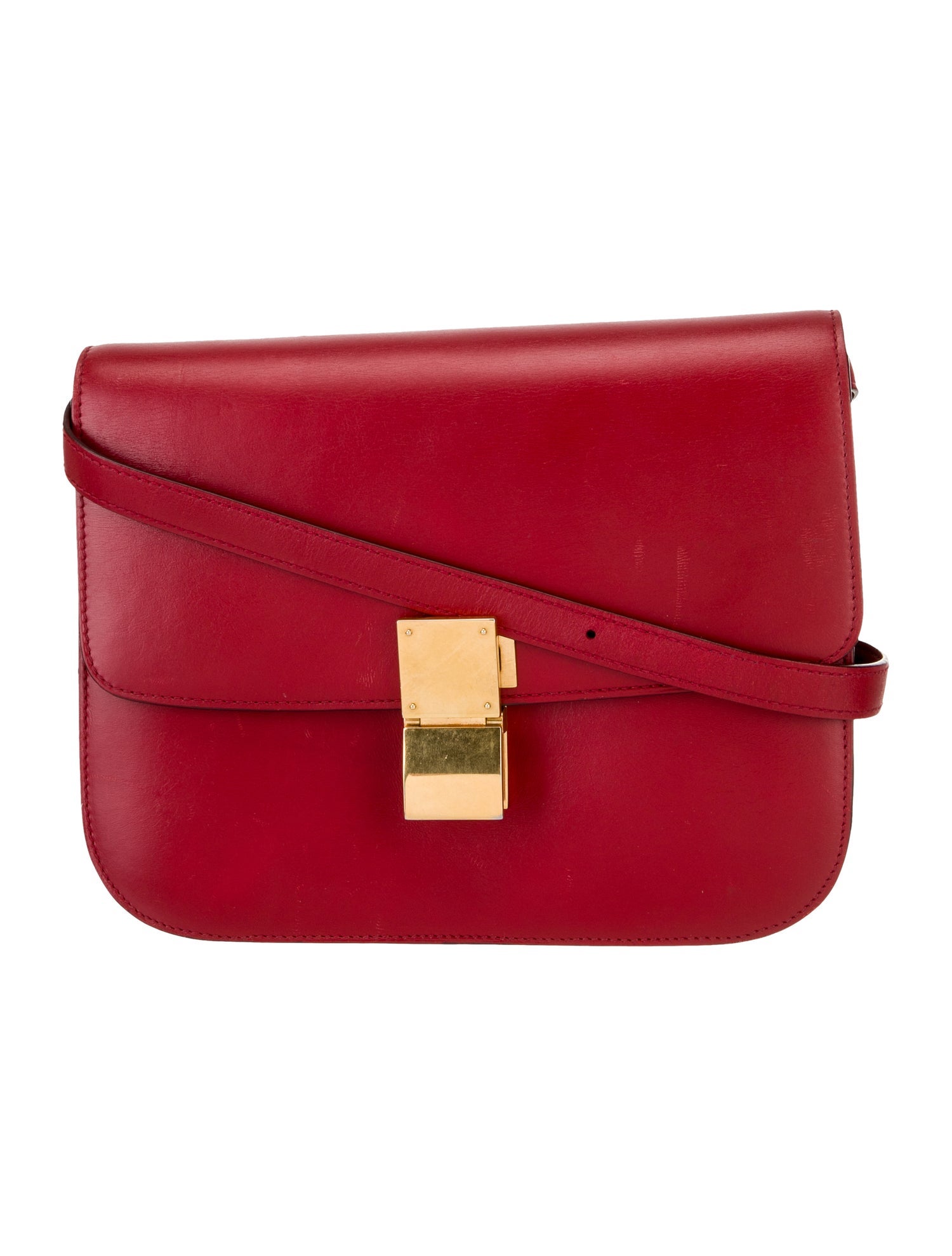 Celine Leather Shoulder Bag