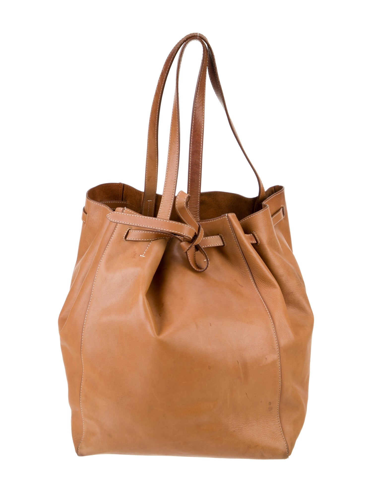 Celine Leather Cabas Phantom w/Belt Medium