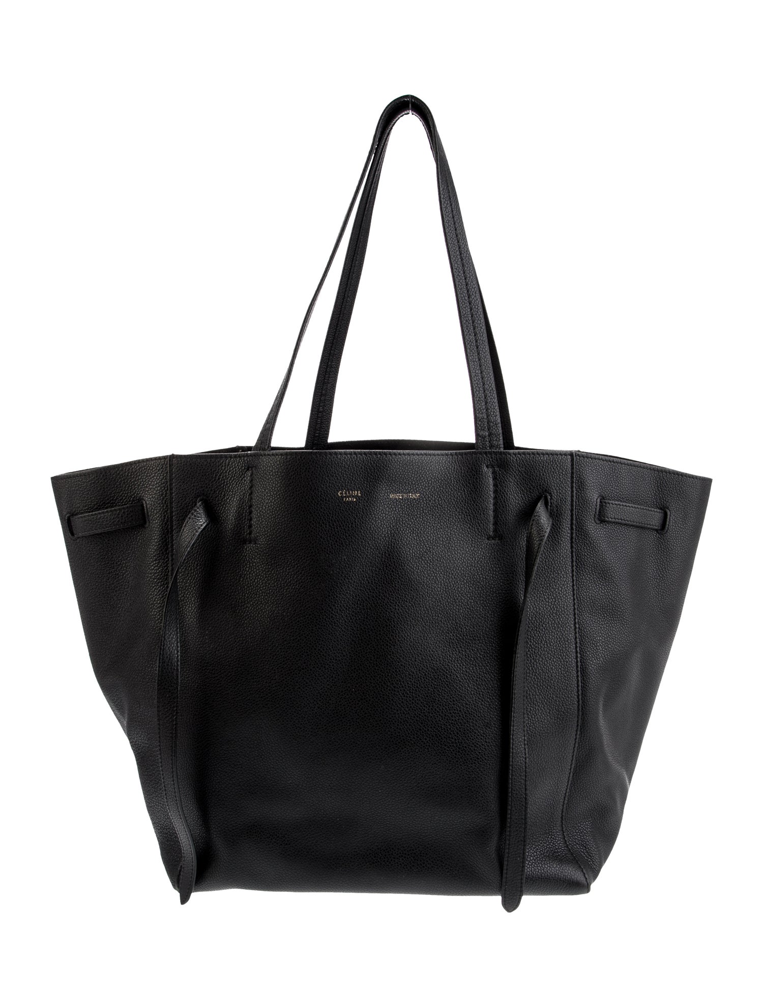 Celine Leather Cabas Phantom w/Belt Small