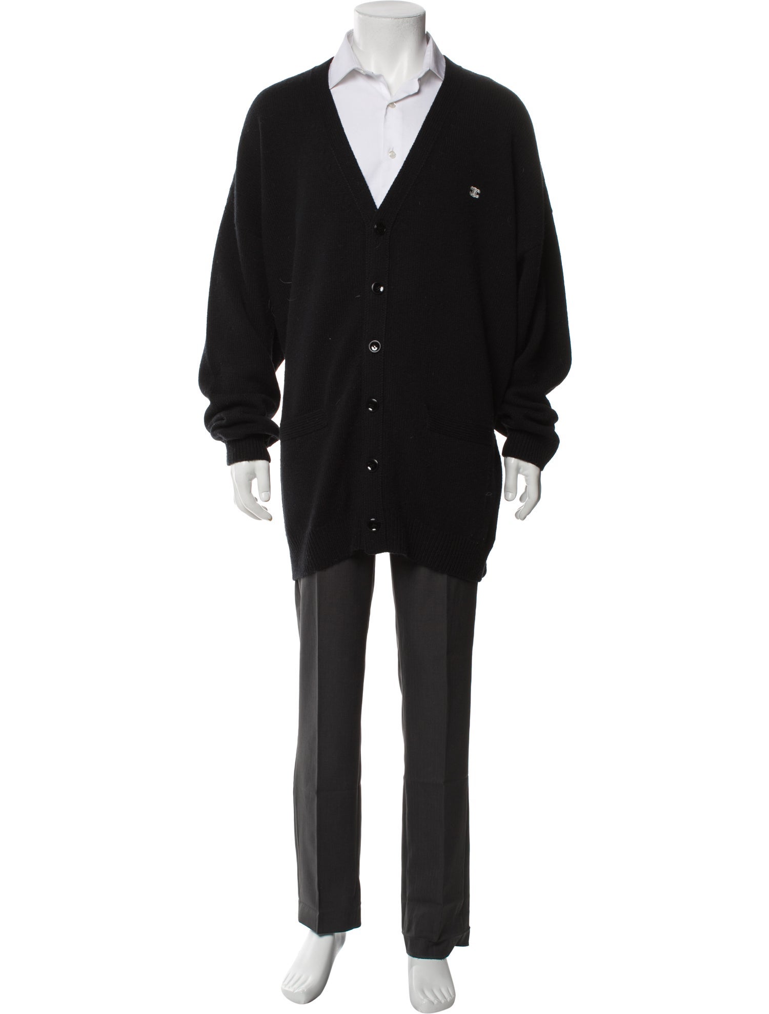 Celine Wool V-Neck Cardigan