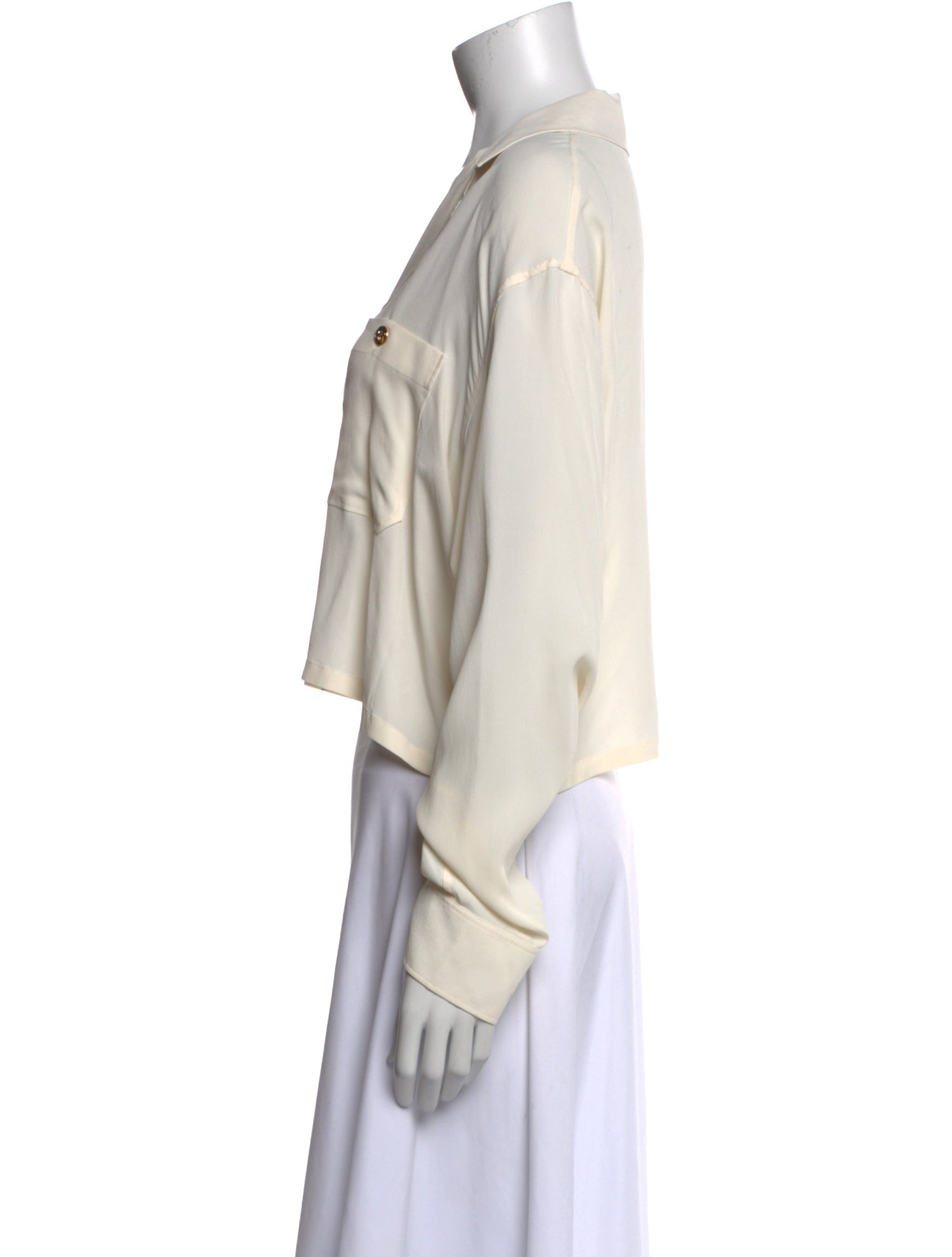 Celine Long Sleeve Crop Top