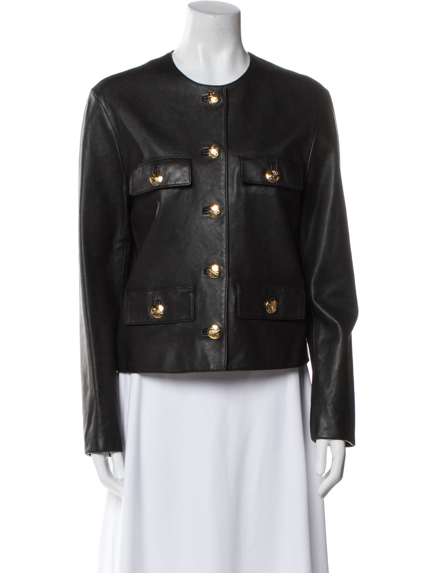 Celine Leather Biker Jacket