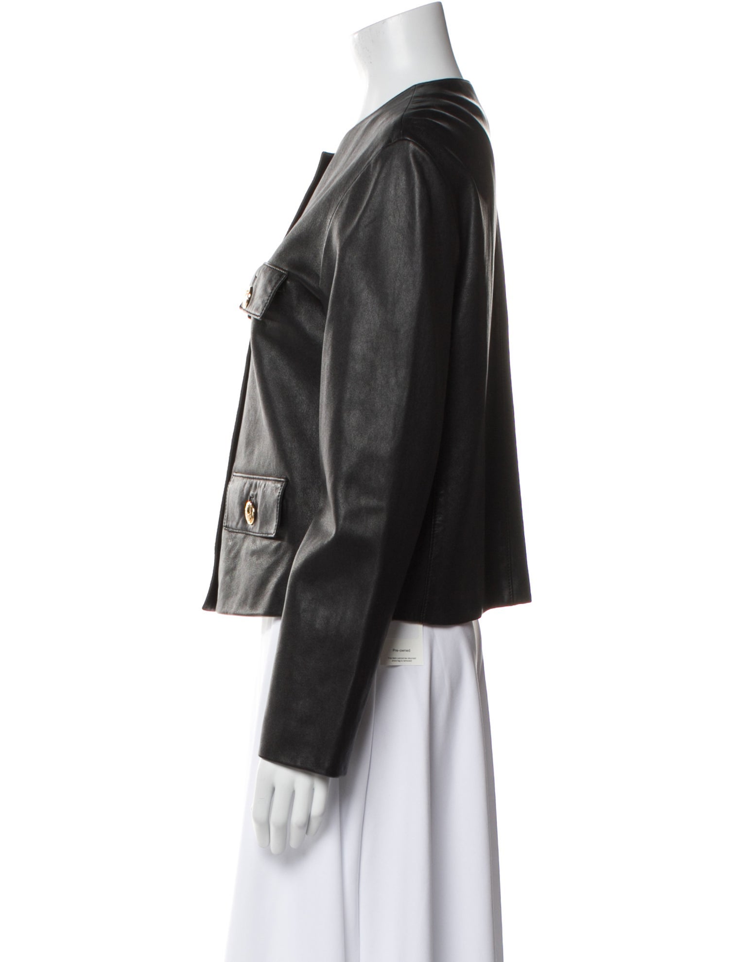 Celine Leather Biker Jacket