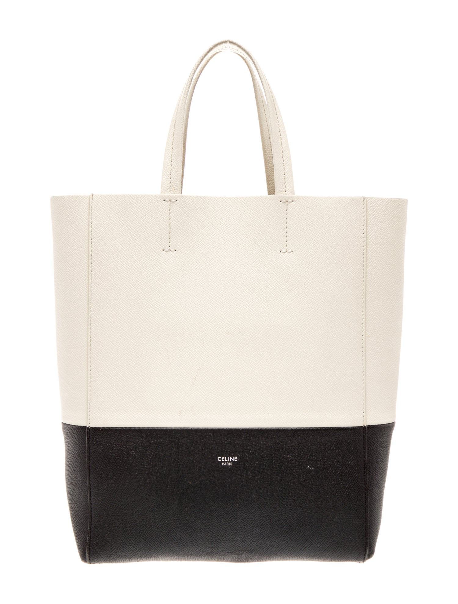 Celine Leather Vertical Cabas Small