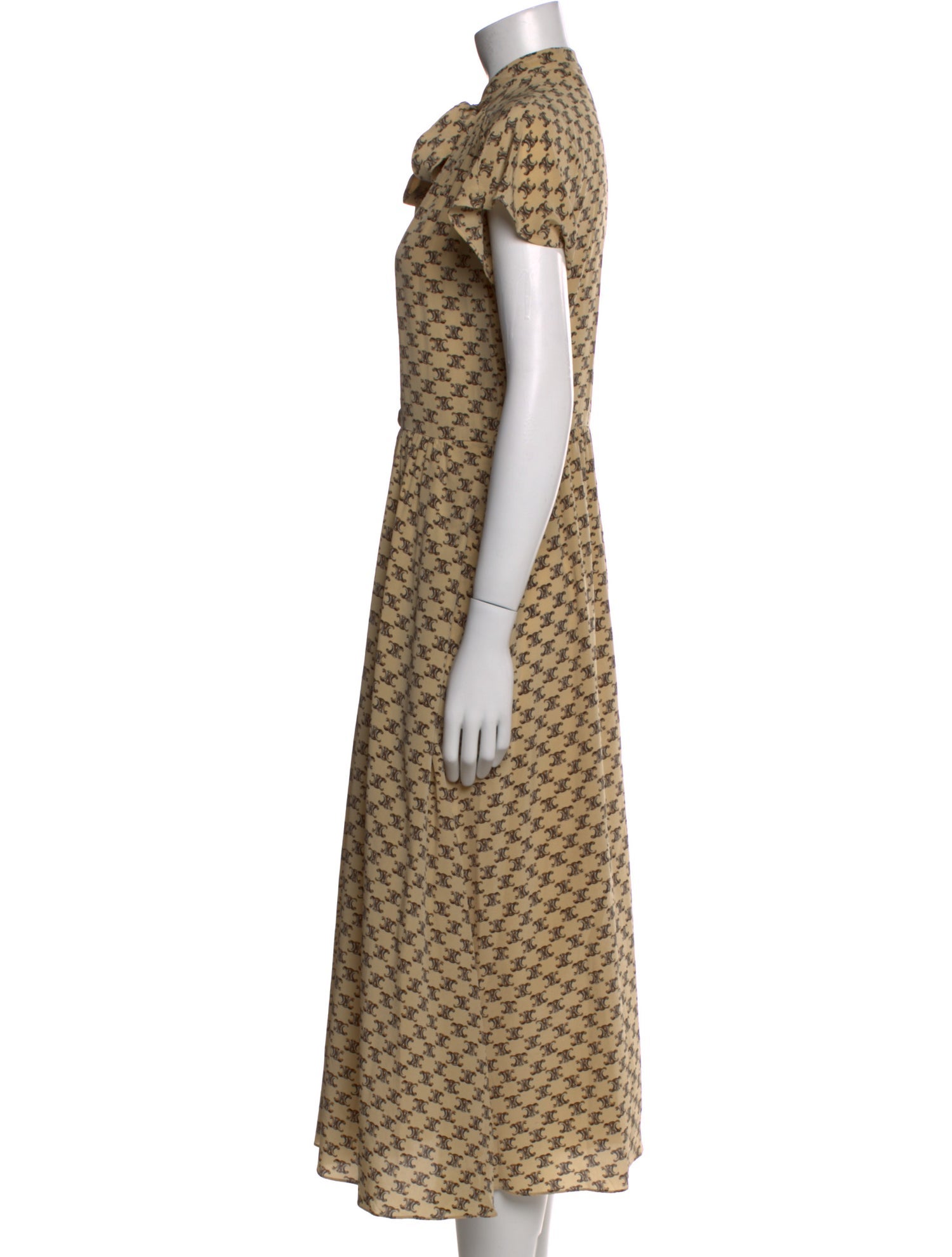 Celine Silk Long Dress