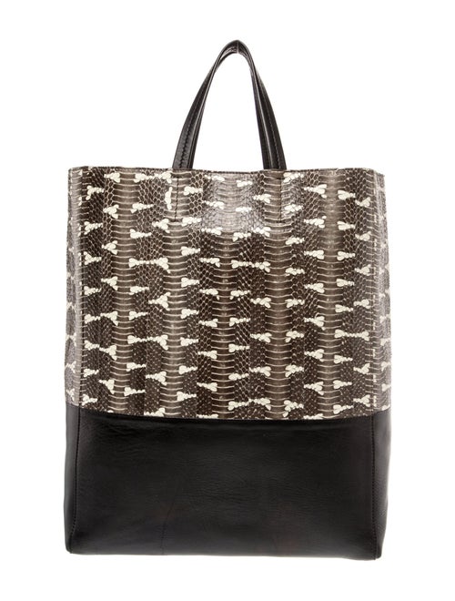 Celine Python Vertical Cabas