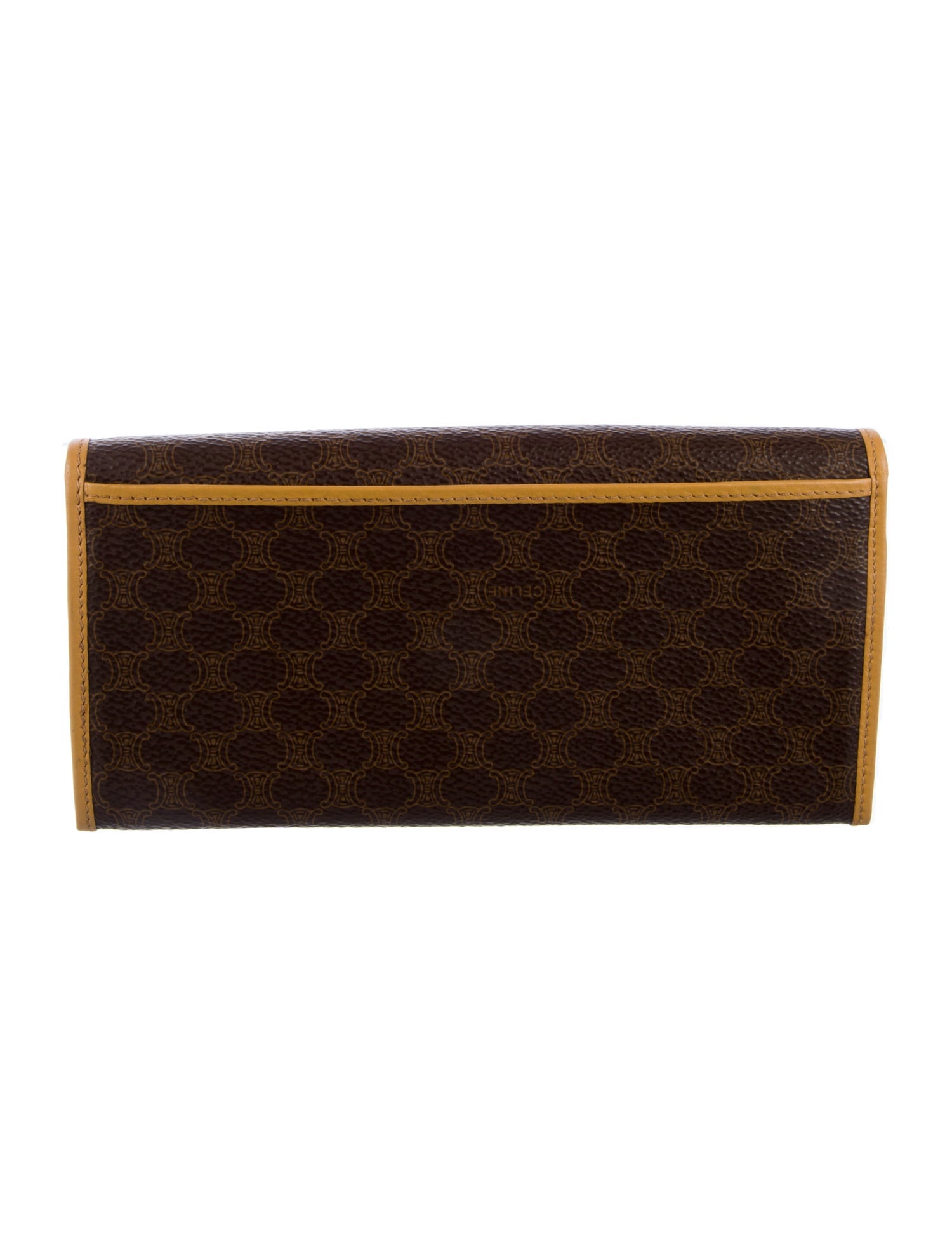 Celine Vintage Printed Continental Wallet