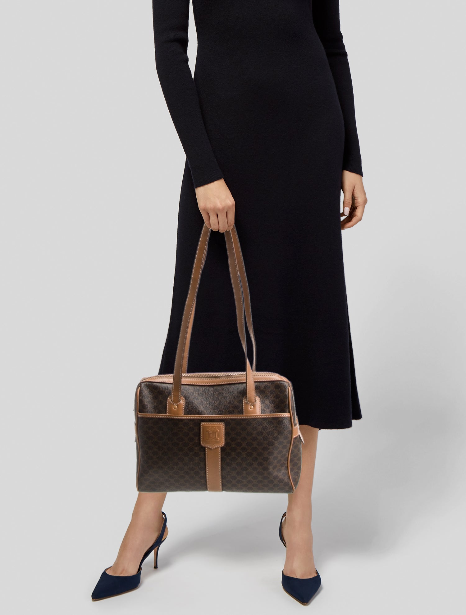 Celine Macadam Shoulder Bag Vintage