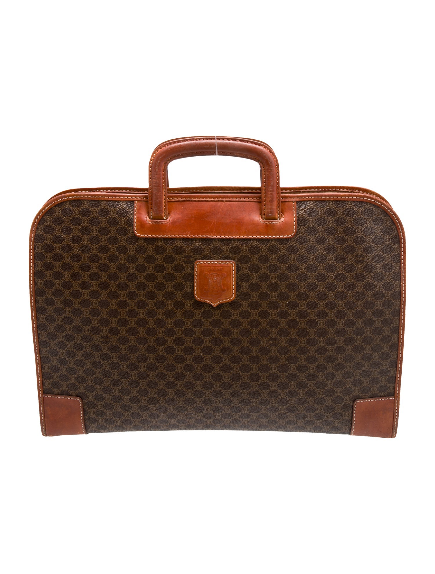 Celine Macadam Macadam Briefcase Vintage