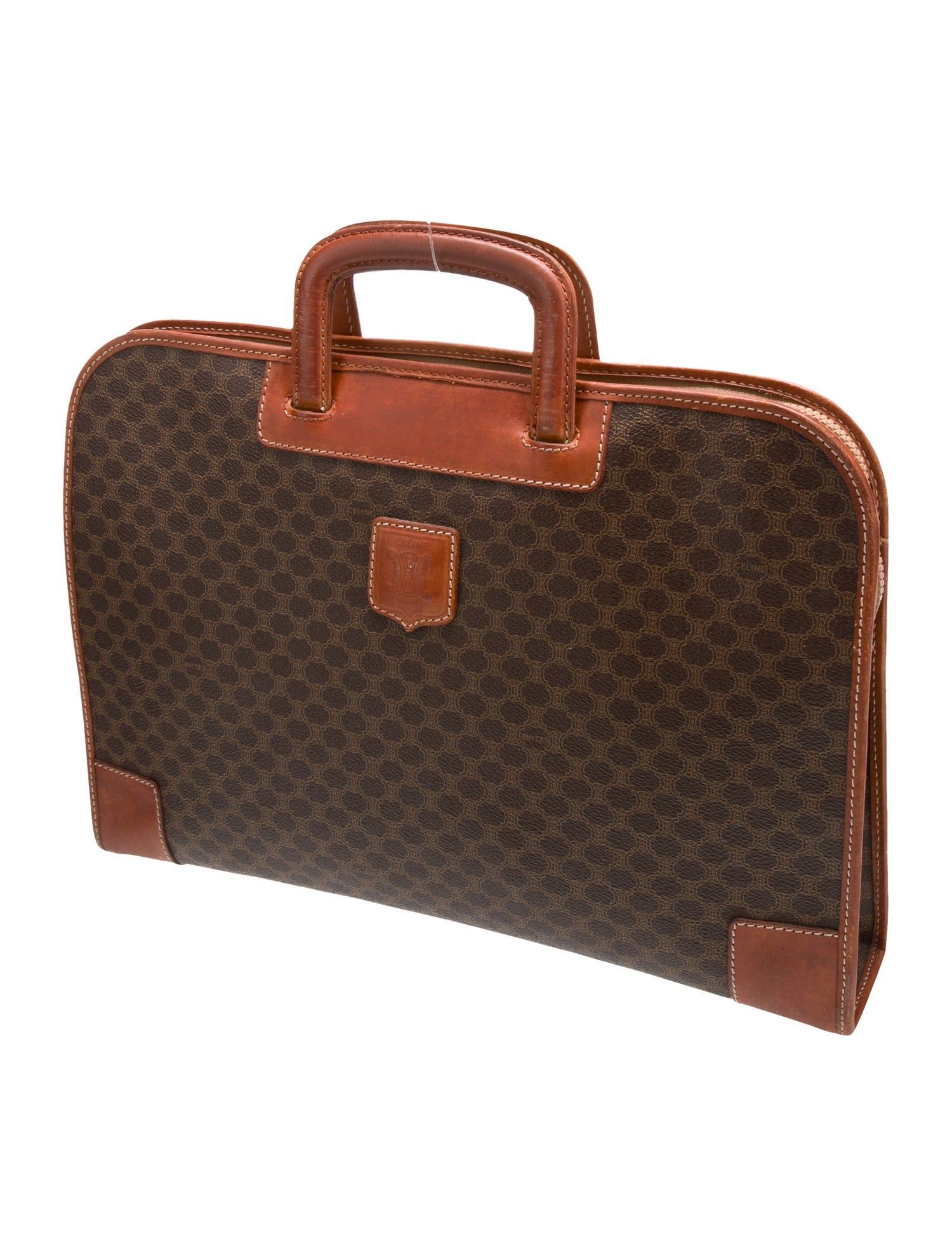 Celine Macadam Macadam Briefcase Vintage