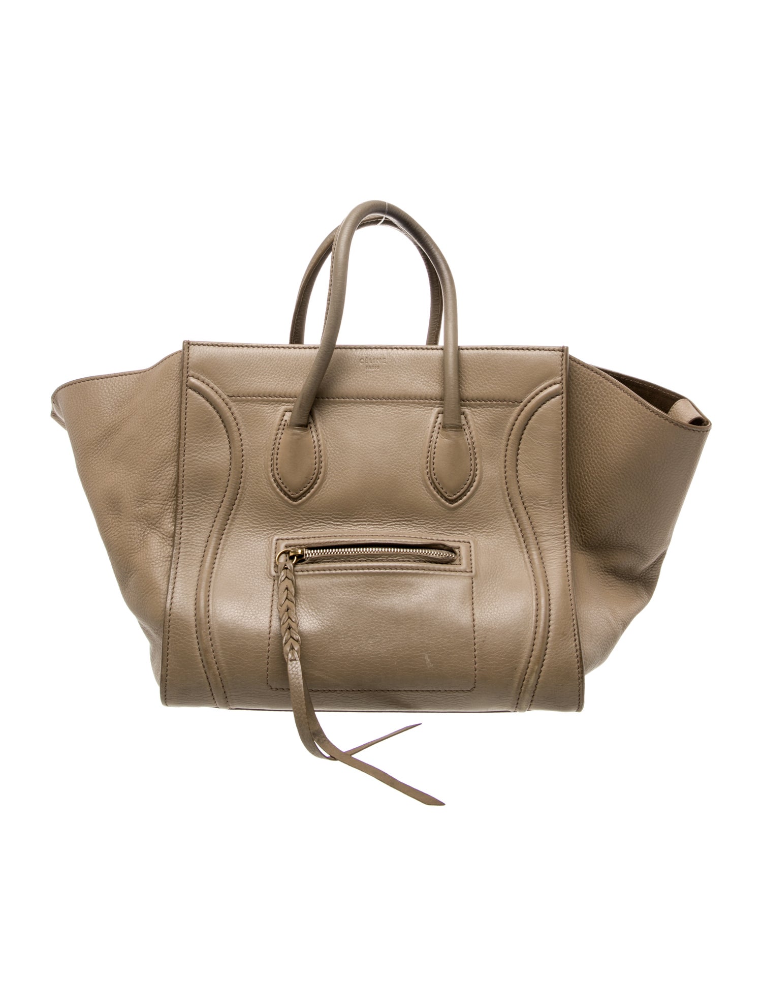 Celine Leather Luggage Phantom Medium