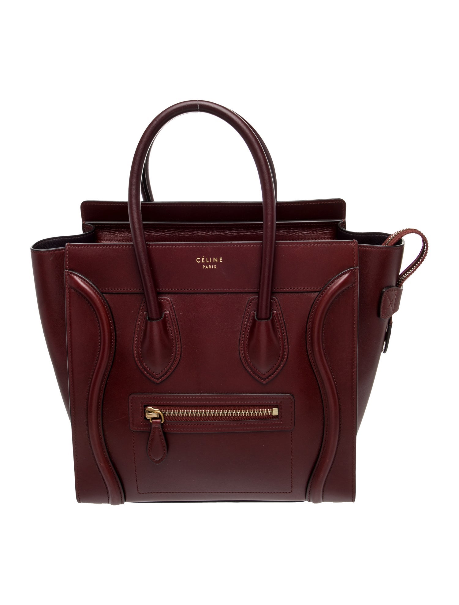 Celine Leather Luggage Micro