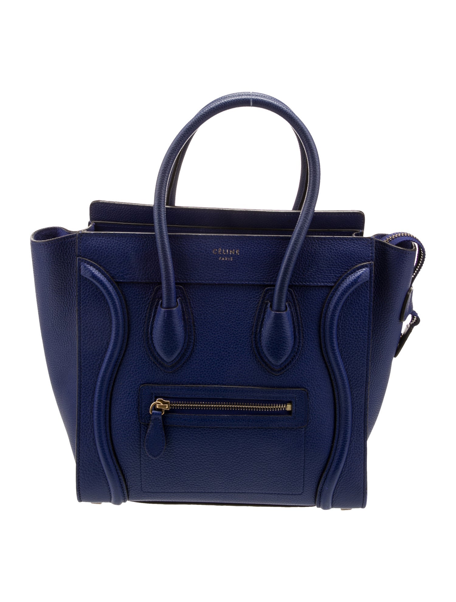 Celine Leather Luggage Micro