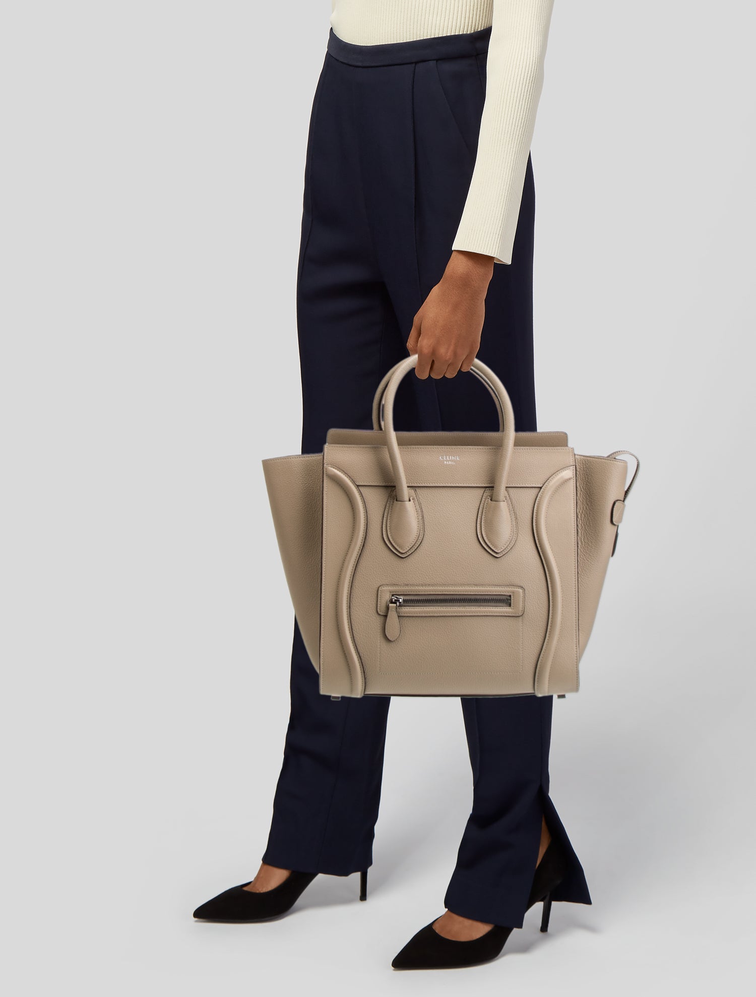 Celine Leather Luggage Mini