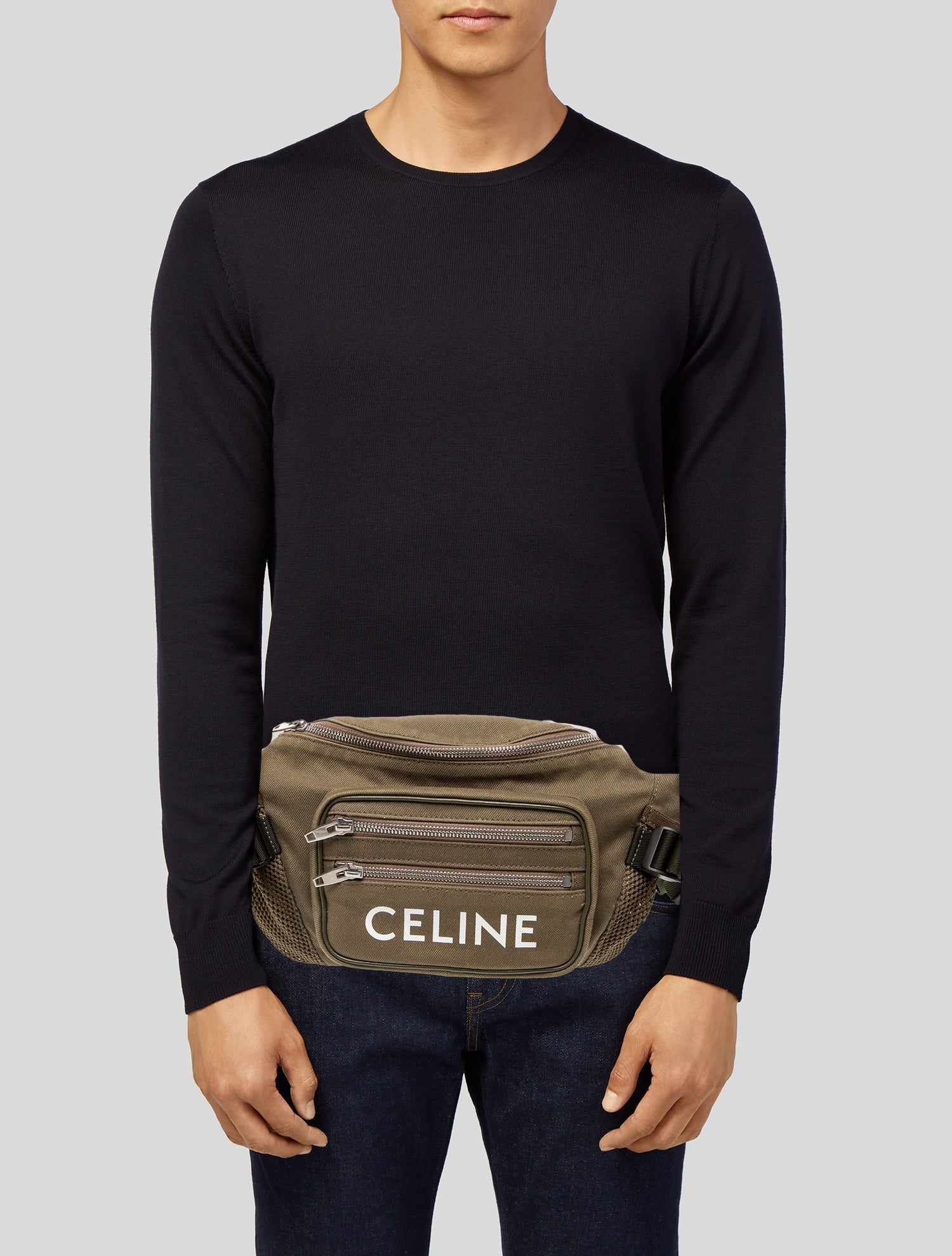 Celine Canvas Trekking Belt Bag