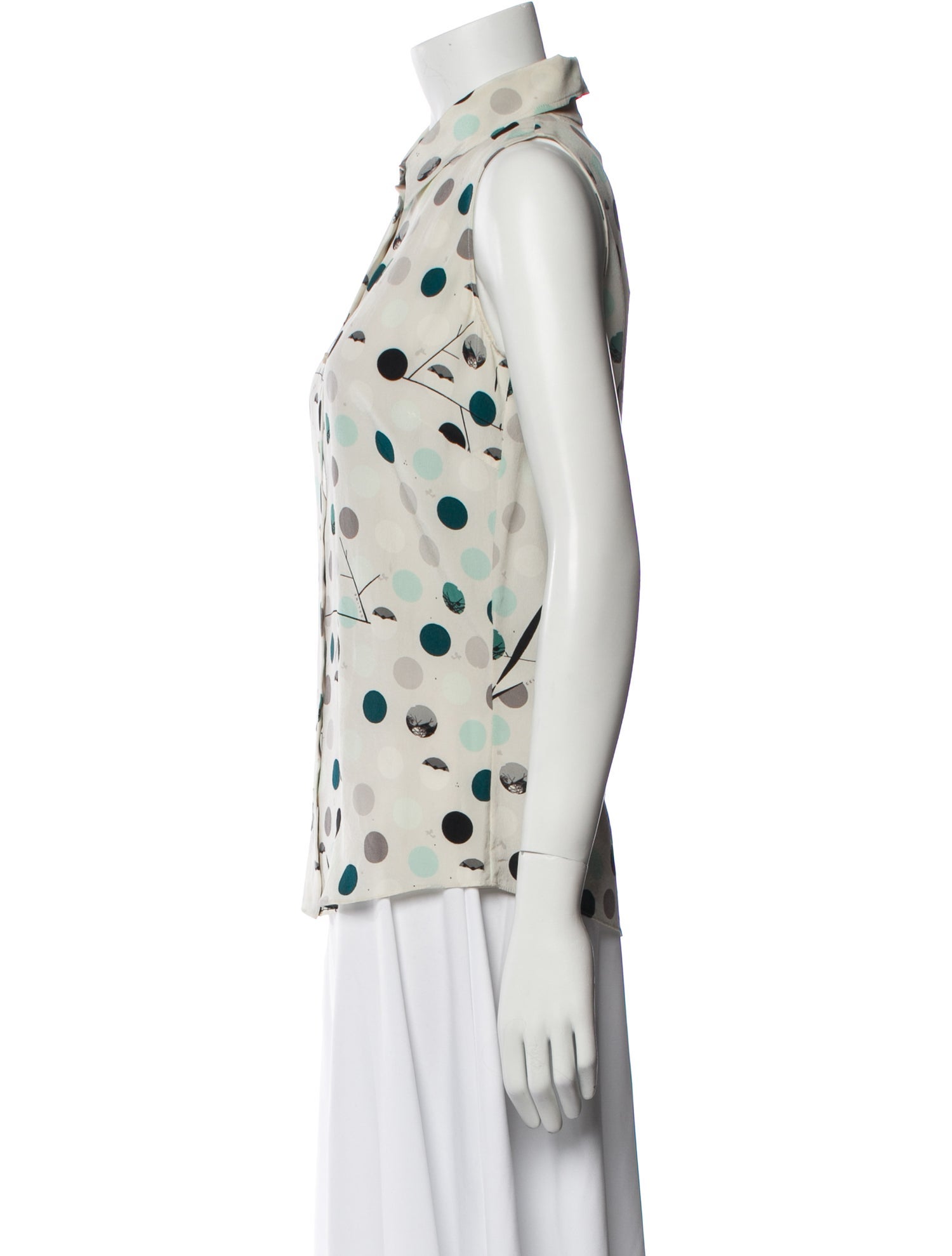 Celine Vintage 2008 Button-Up Top