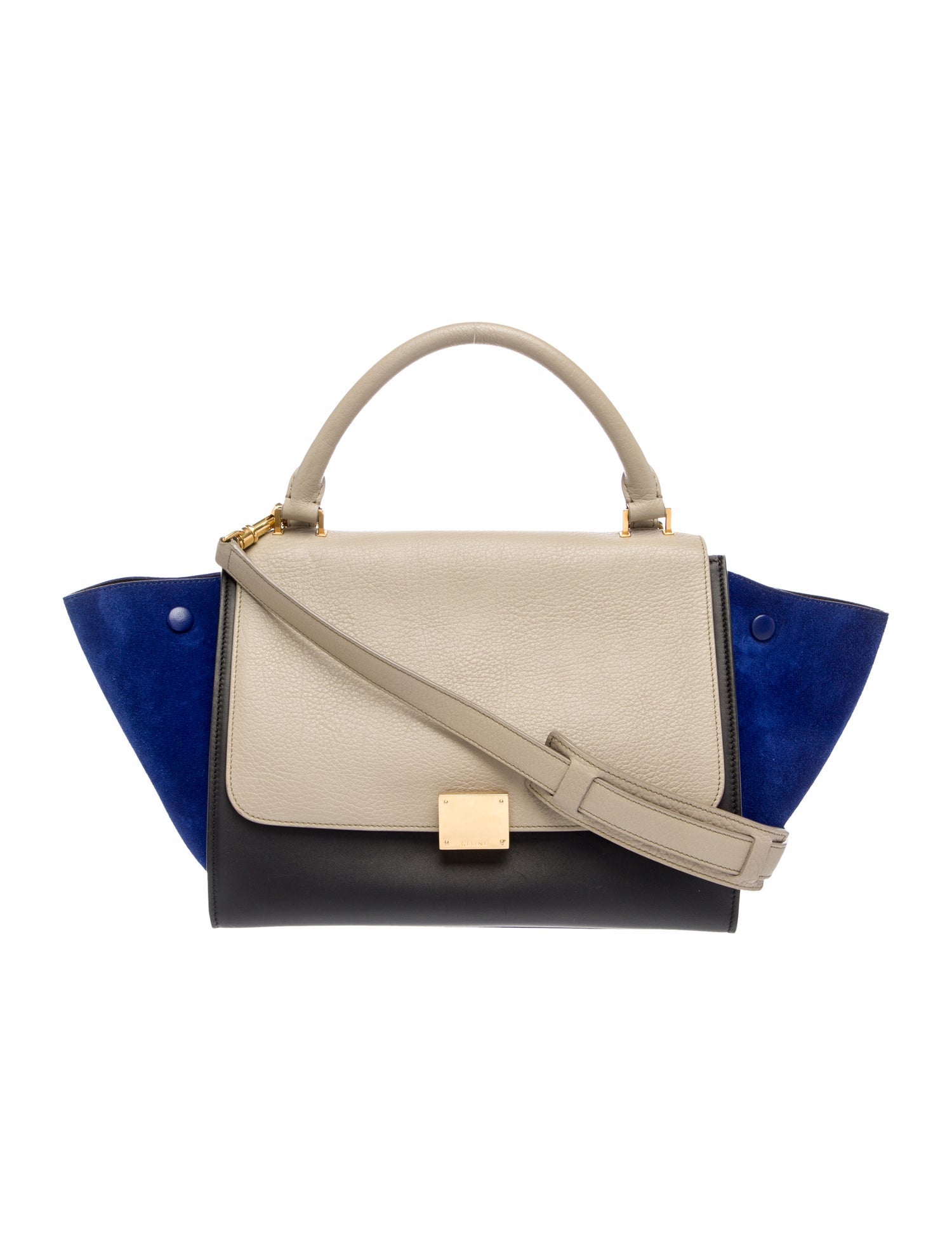 Celine Leather Trapeze Mini