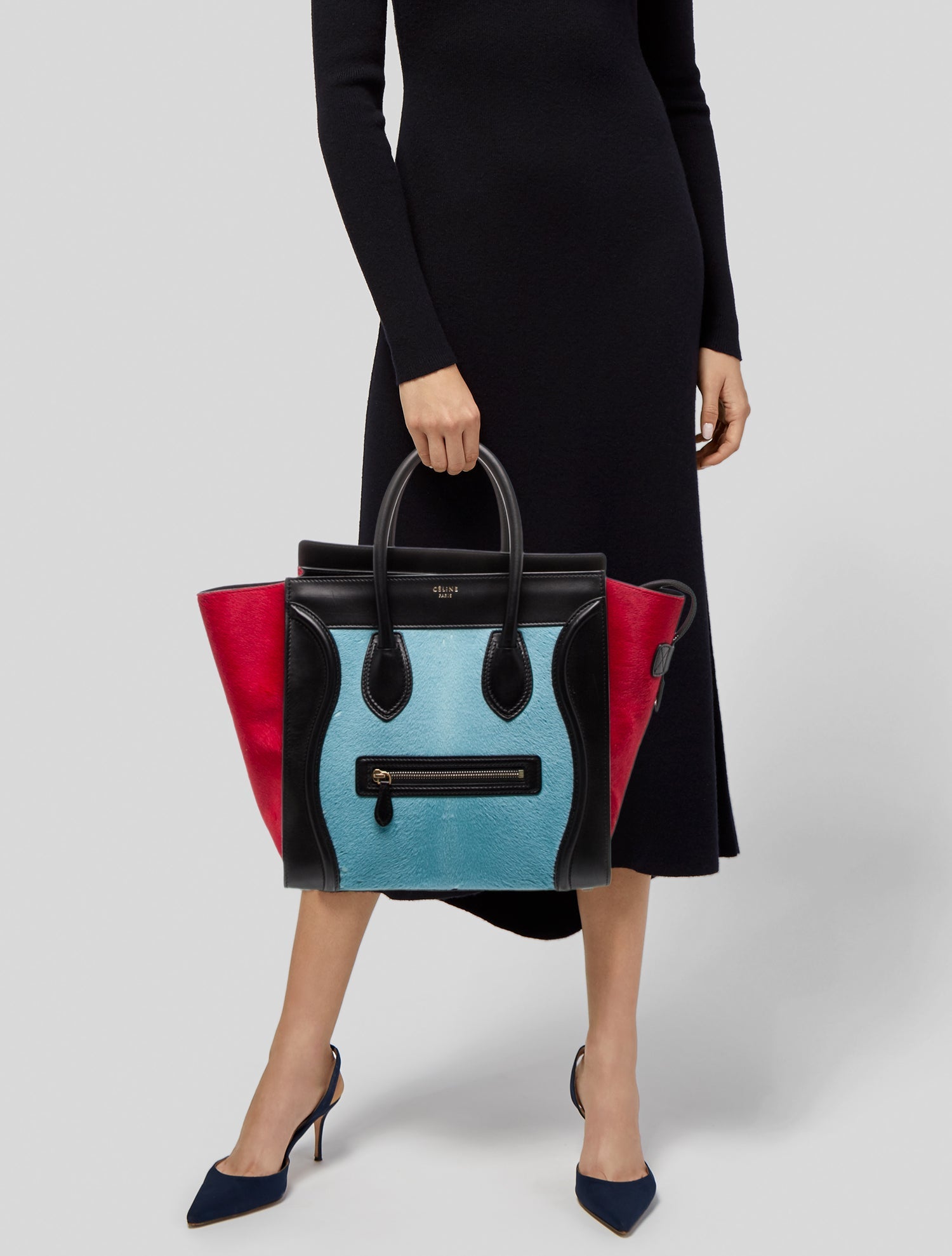 Celine Ponyhair Luggage Mini