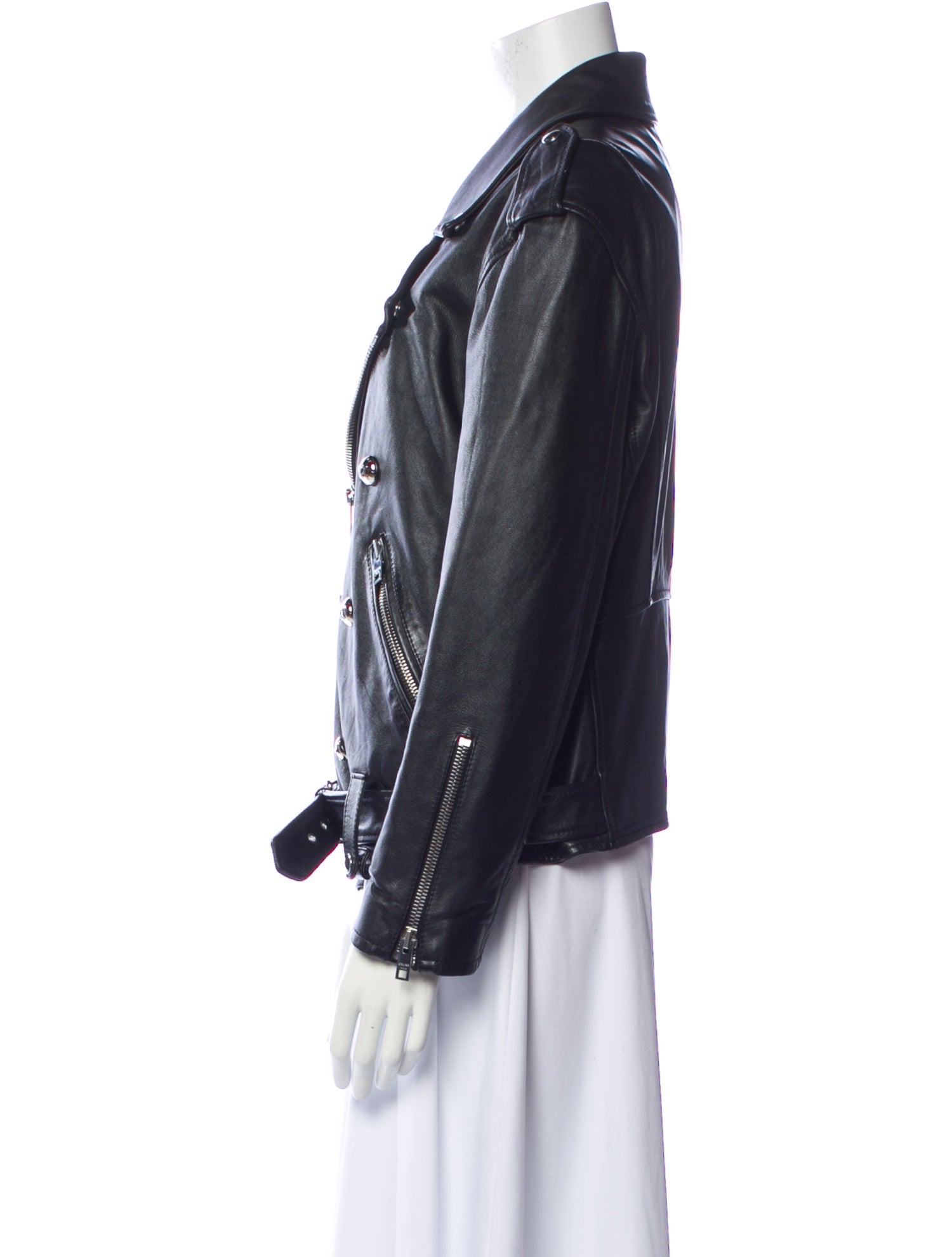Celine Leather Biker Jacket