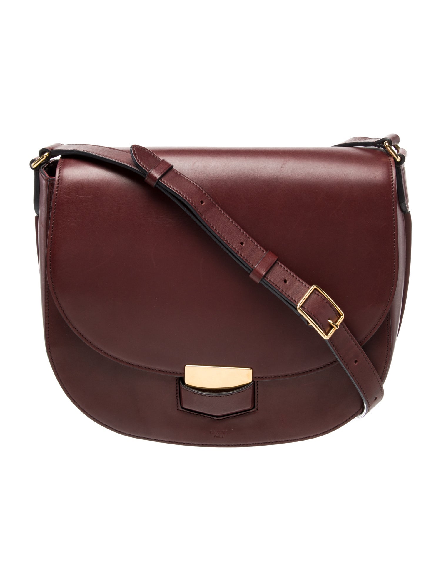 Celine Leather Trotteur Medium