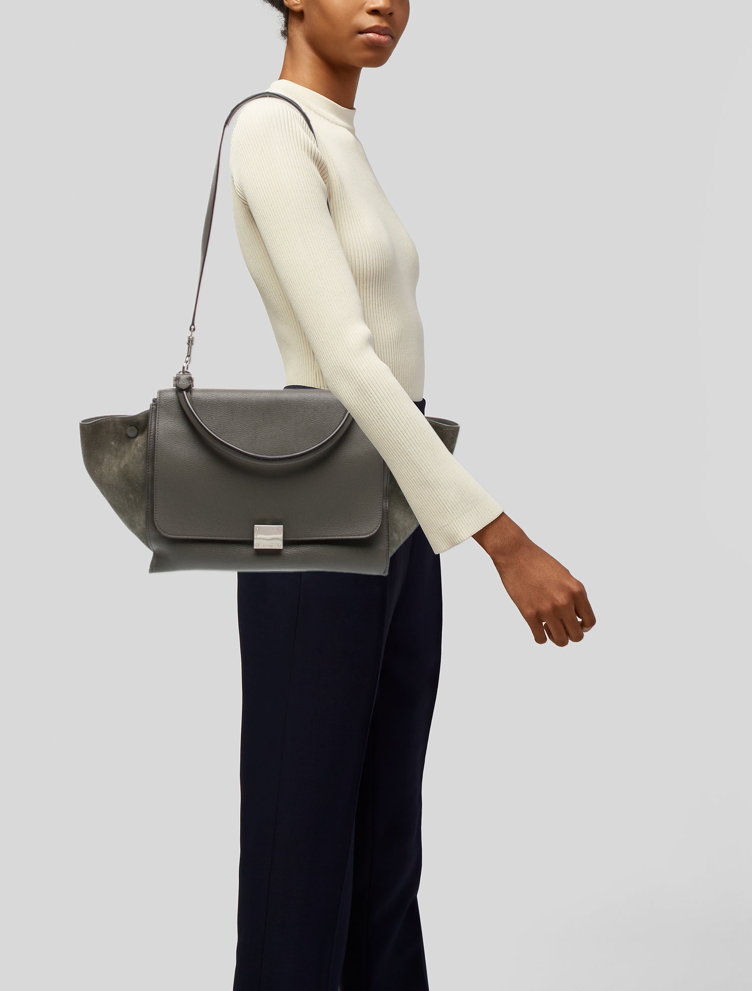 Celine Leather Trapeze Medium