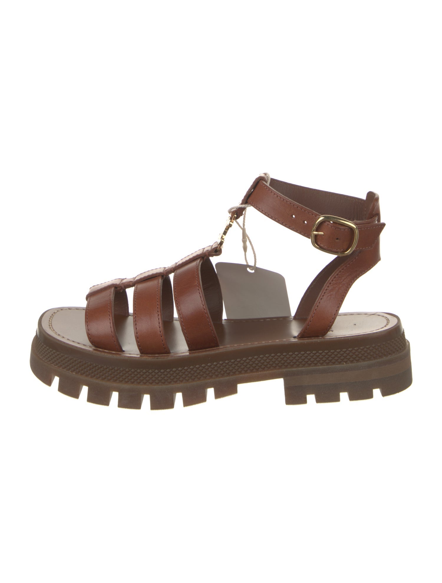 Celine Leather Gladiator Sandals