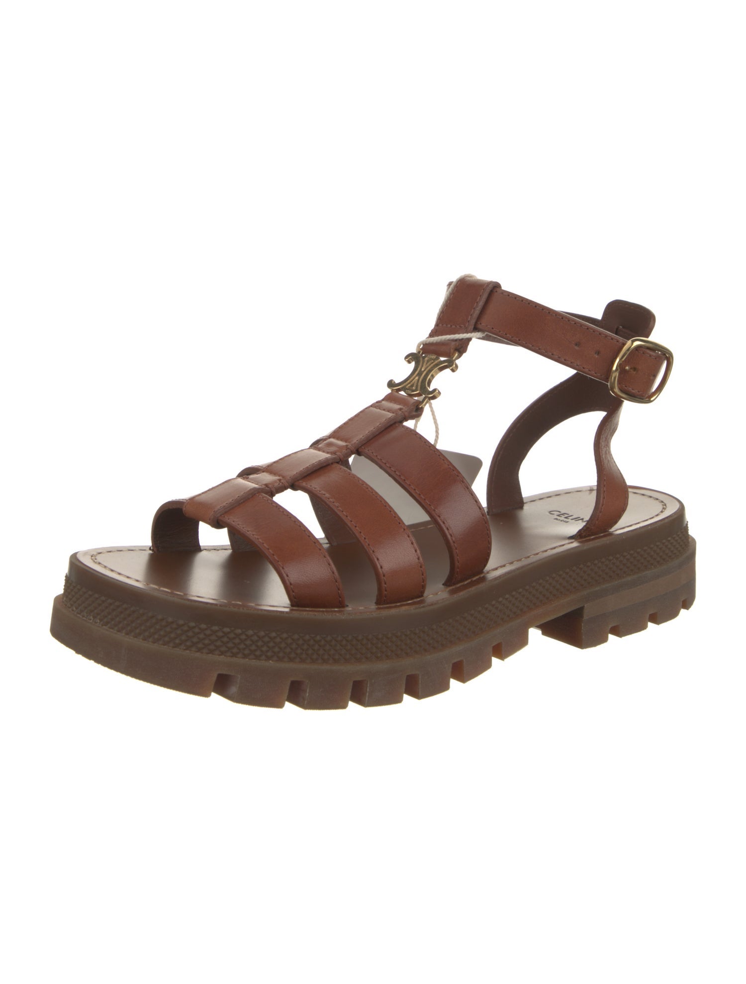 Celine Leather Gladiator Sandals