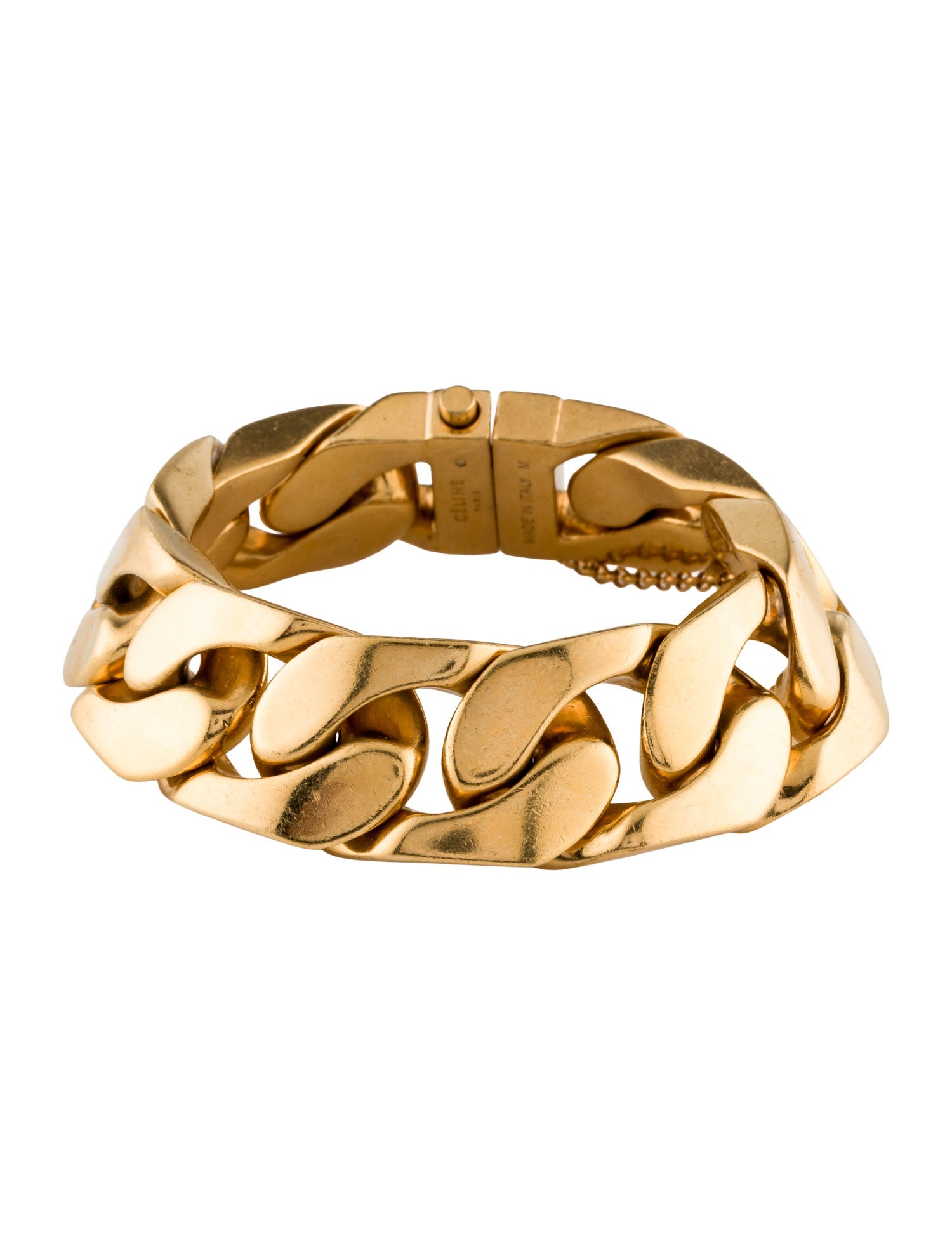 Celine Gourmette Curb Chain Bracelet