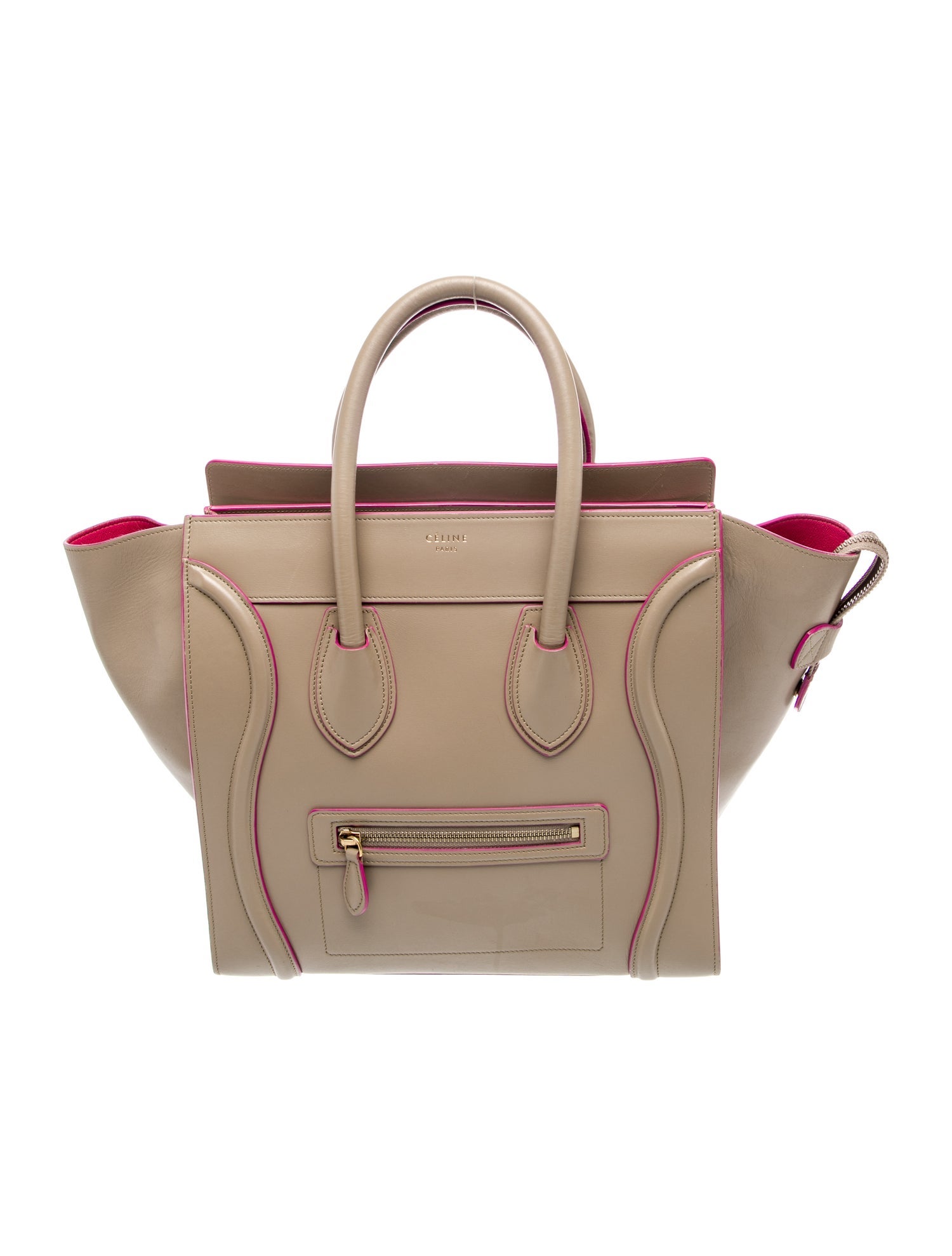 Celine Leather Luggage Mini