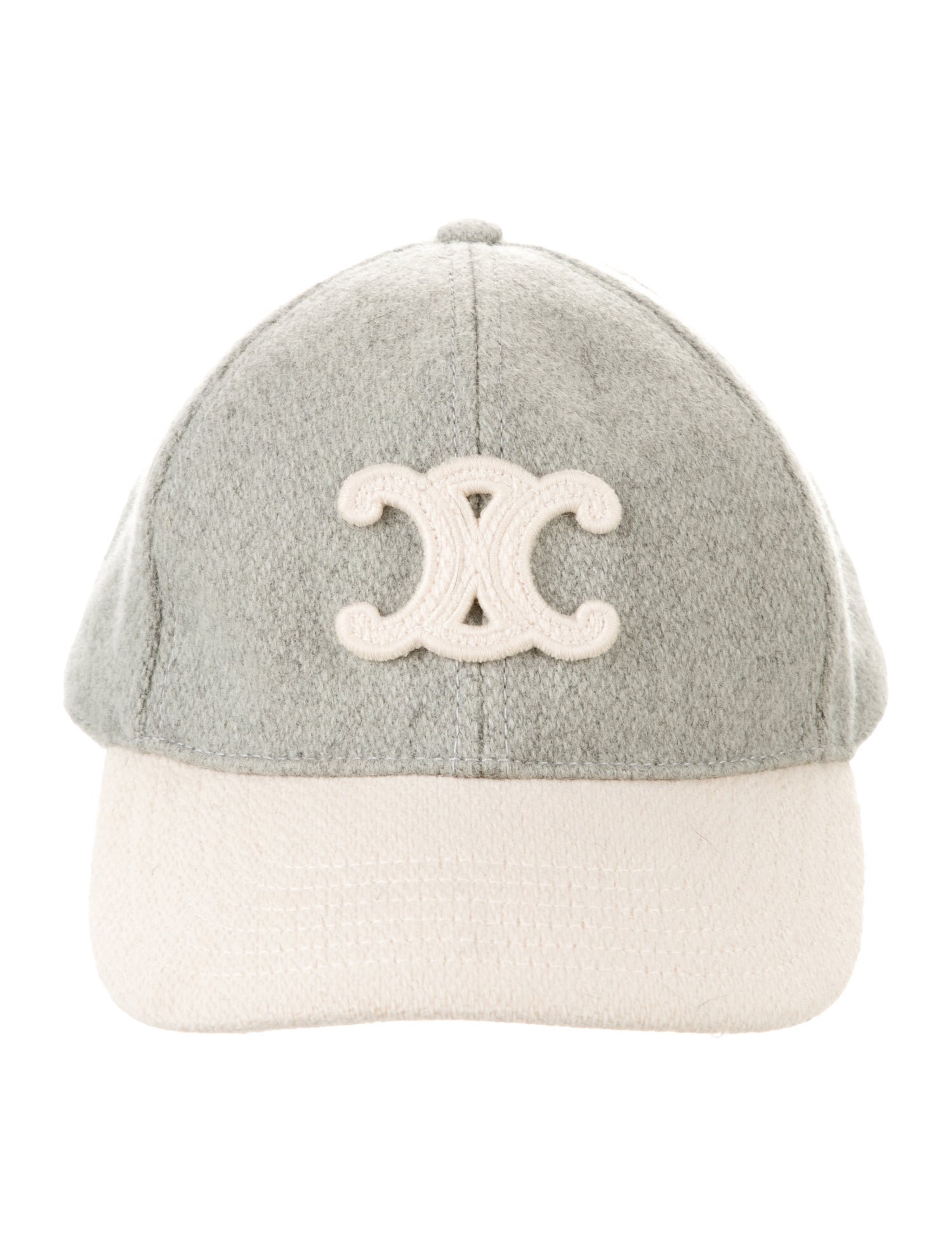 Celine Triomphe Wool Baseball Cap