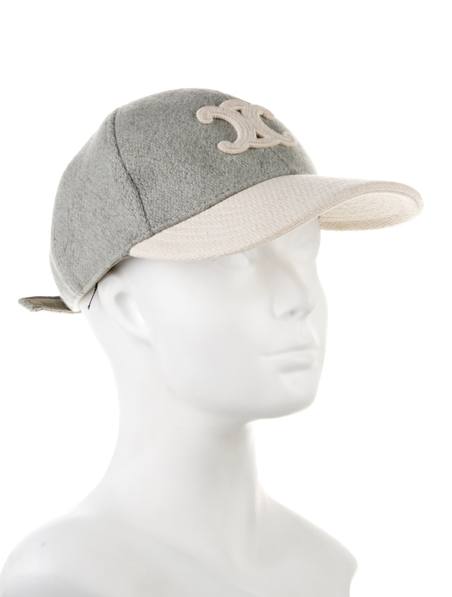 Celine Triomphe Wool Baseball Cap