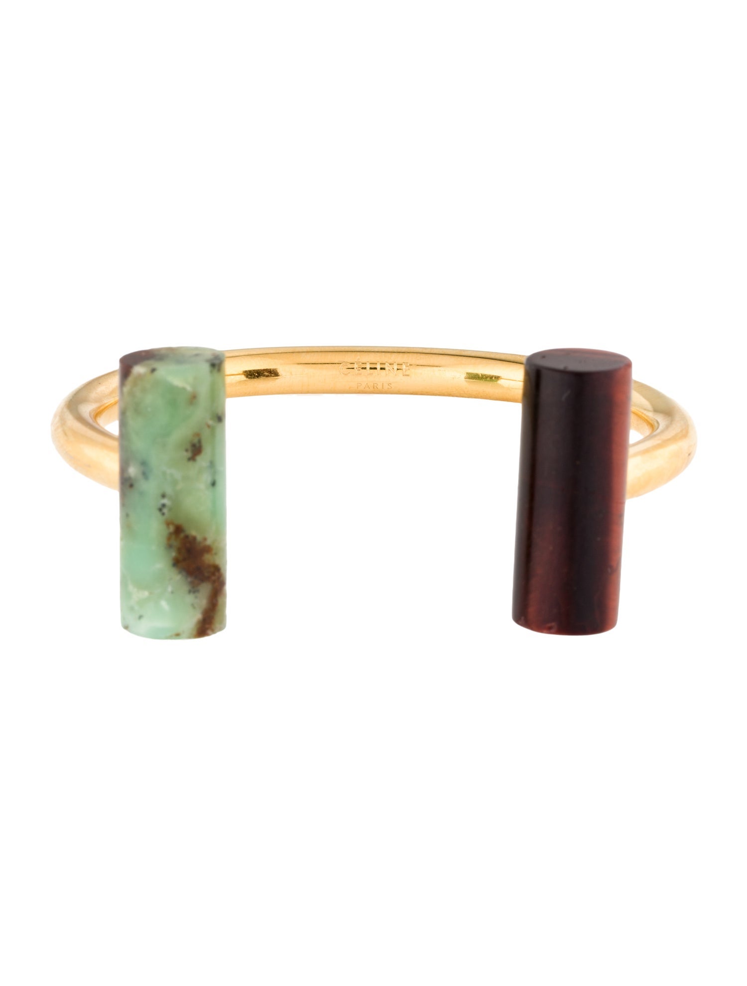 Celine Cylinder Cuff Bracelet