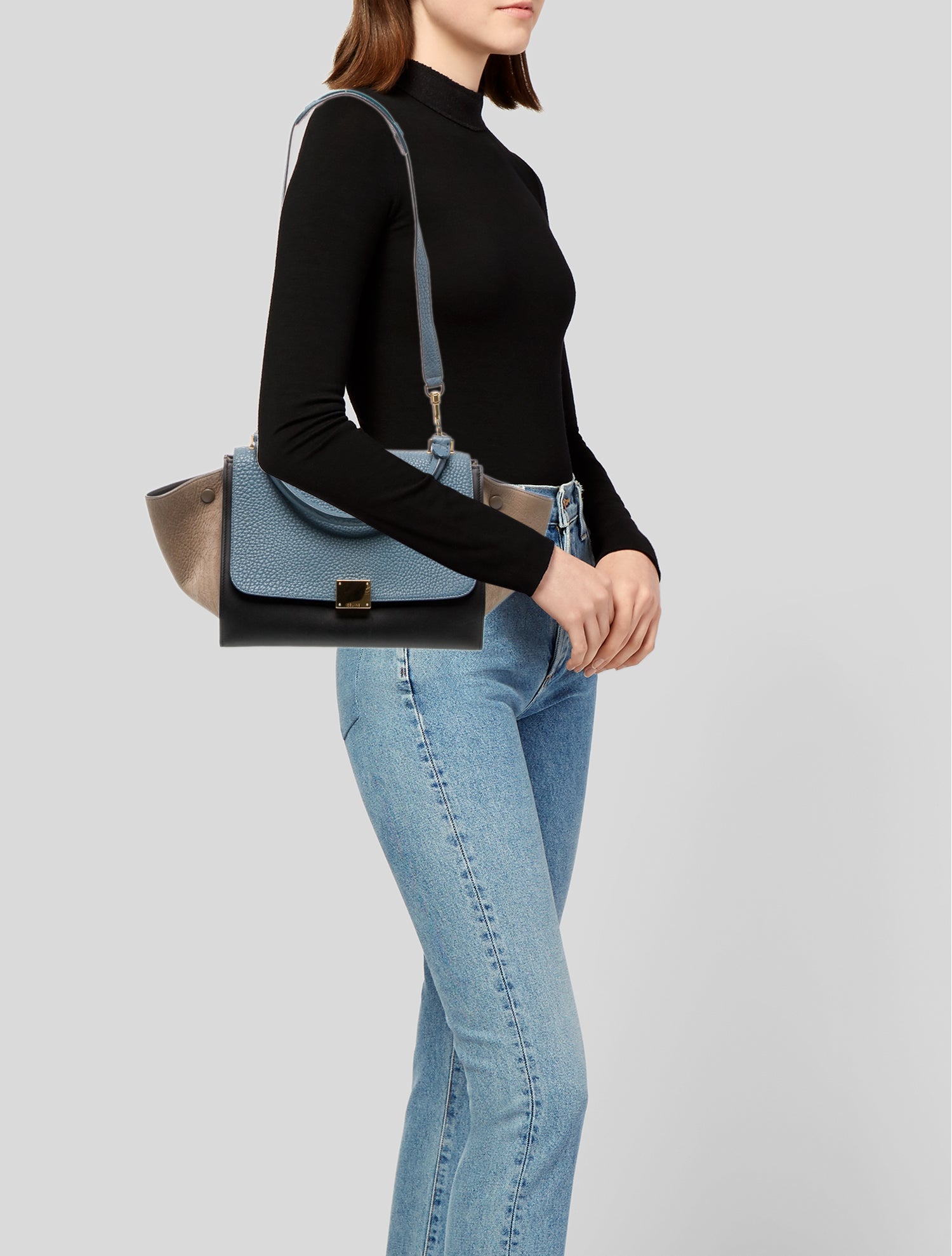 Celine Leather Trapeze Medium