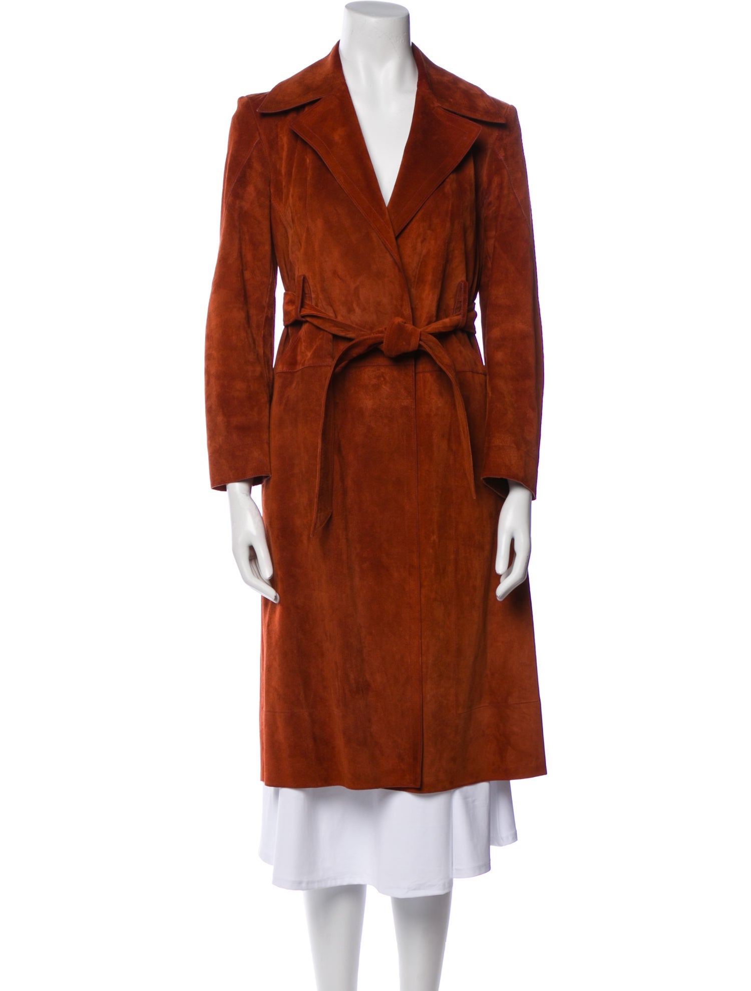 Celine Suede Trench Coat