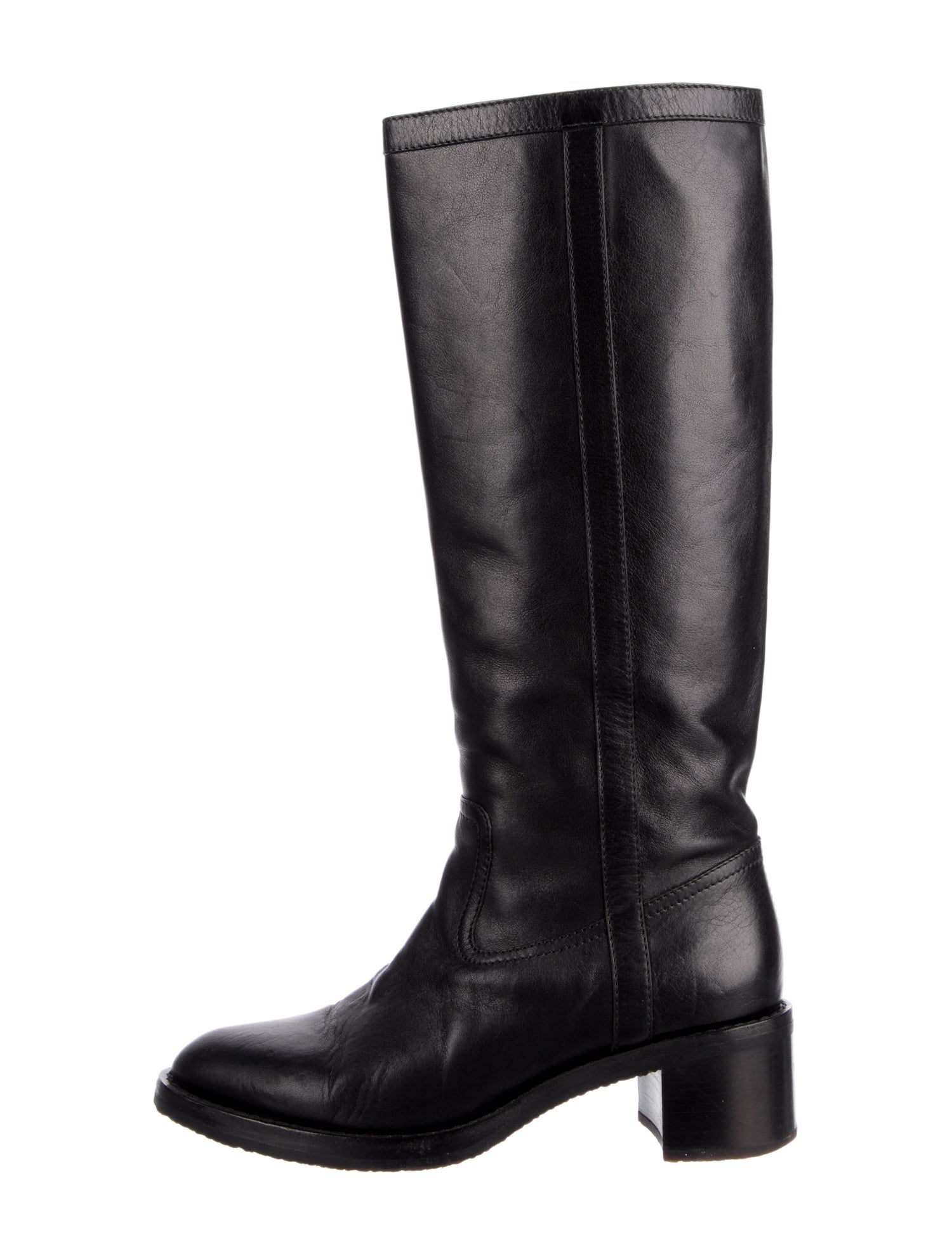 Celine Leather Riding Boots