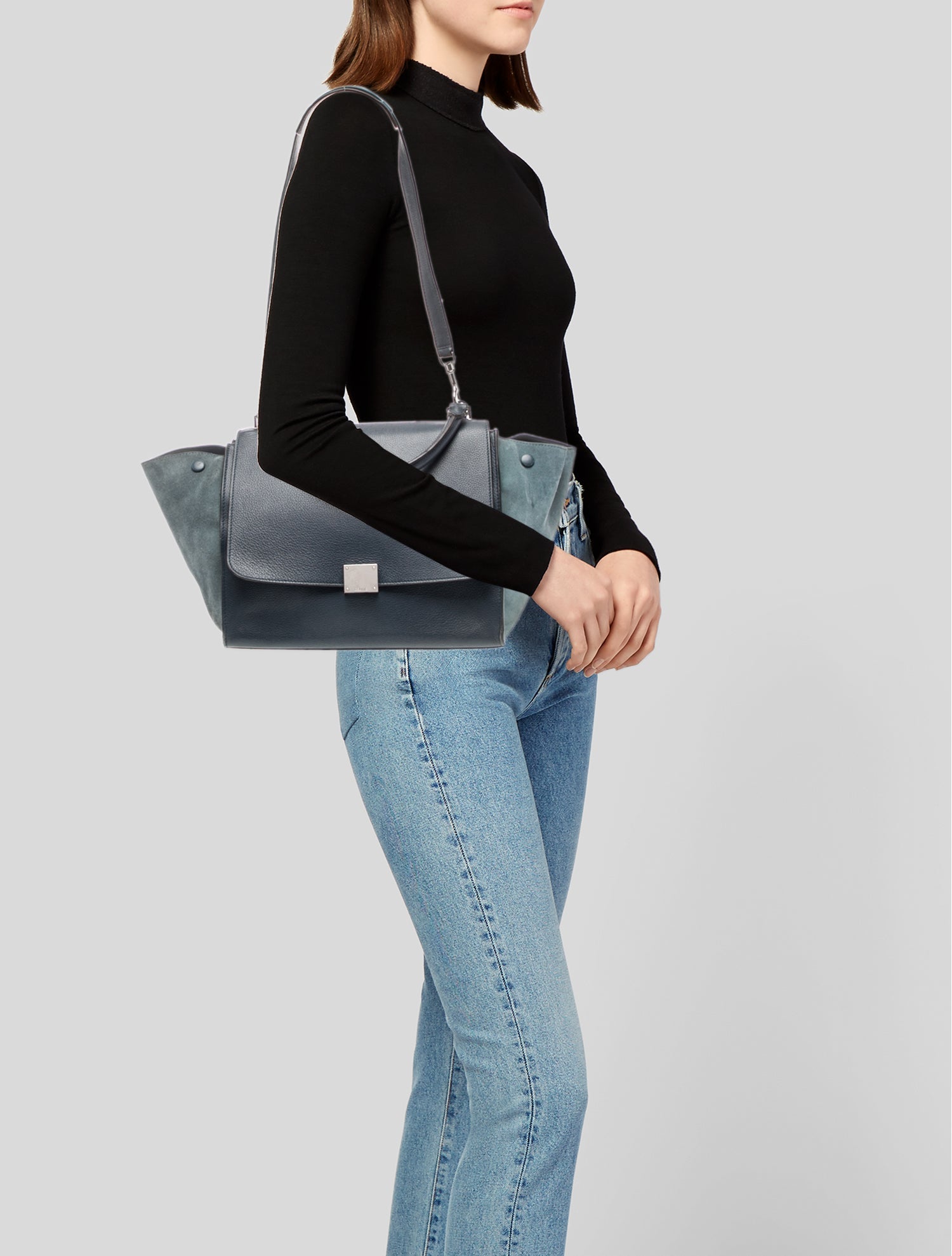 Celine Leather Trapeze Medium