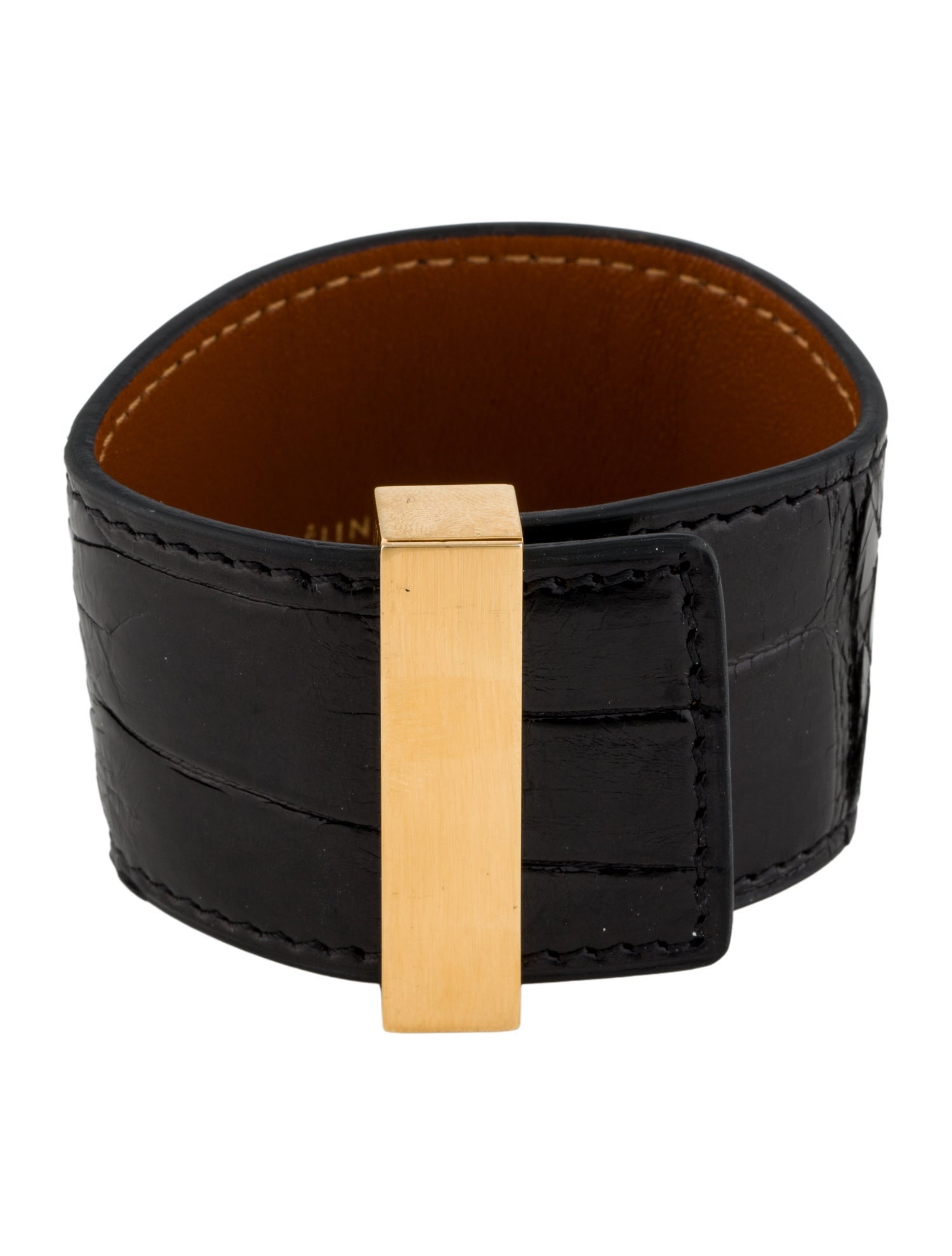 Celine Leather Wrap Bracelet