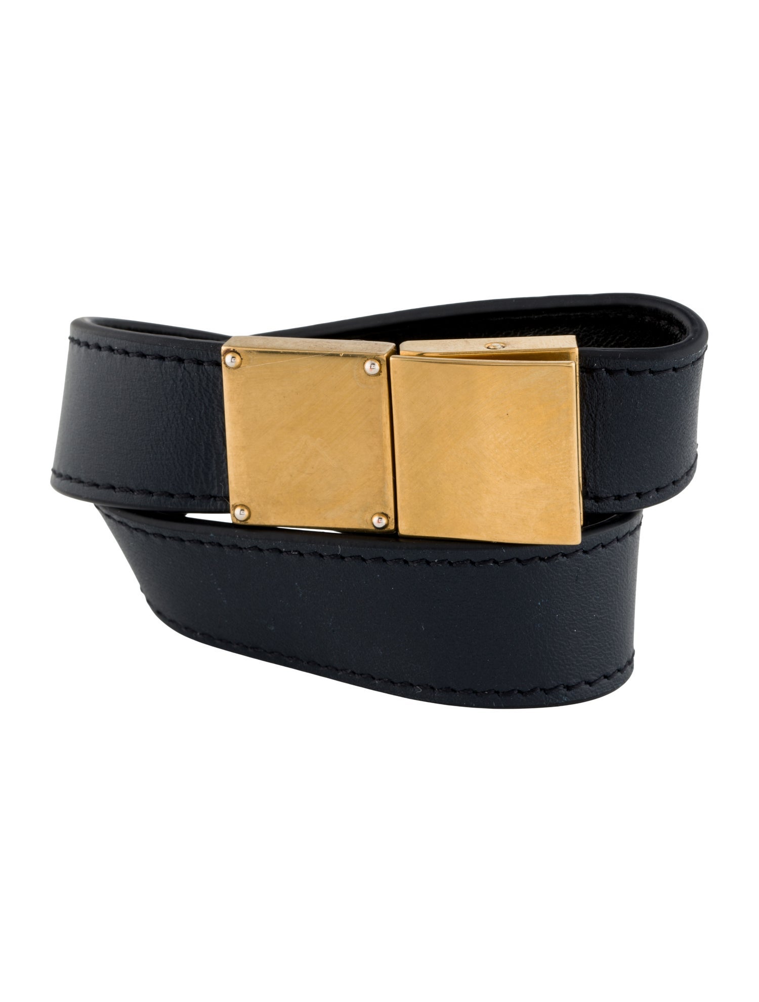 Celine Calfskin Double Strap Bracelet