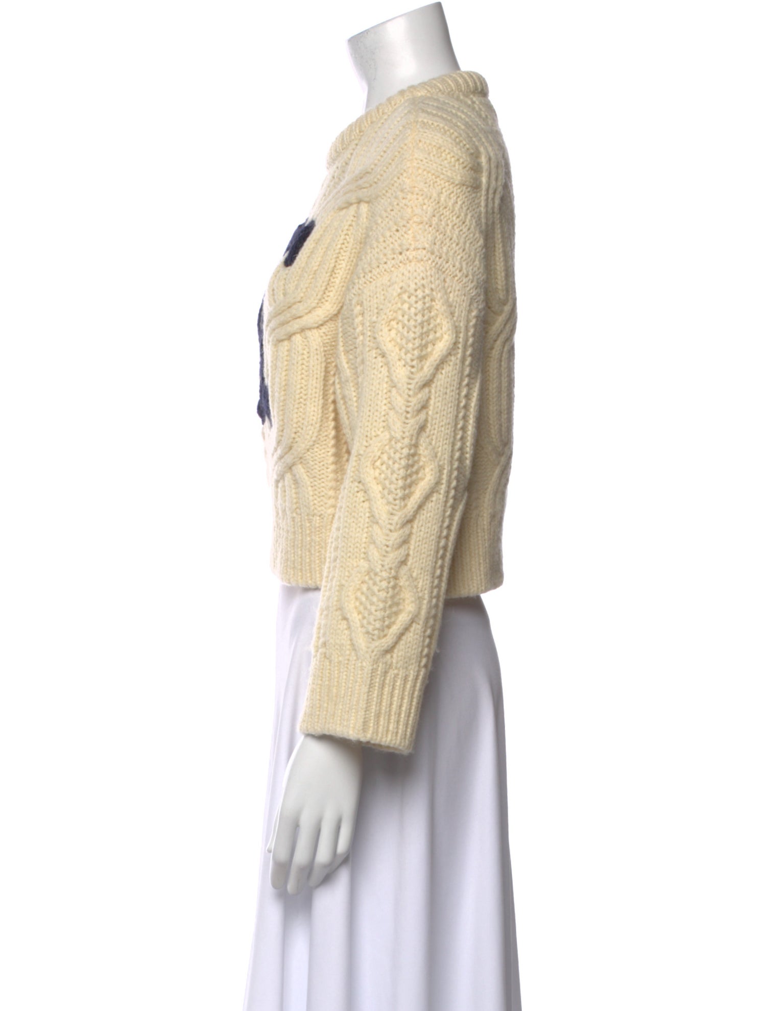 Celine Wool Graphic Print Sweater