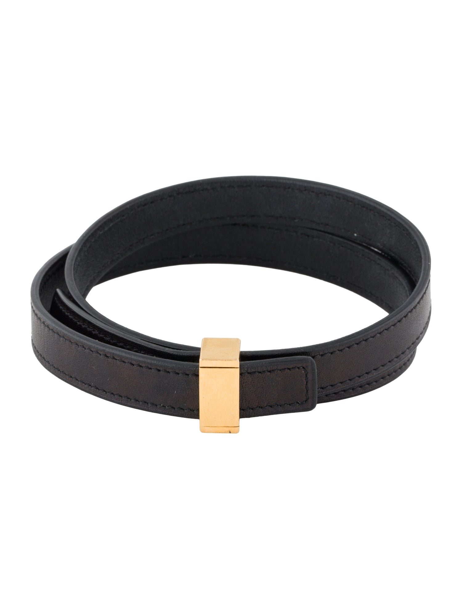 Celine Leather Wrap Bracelet