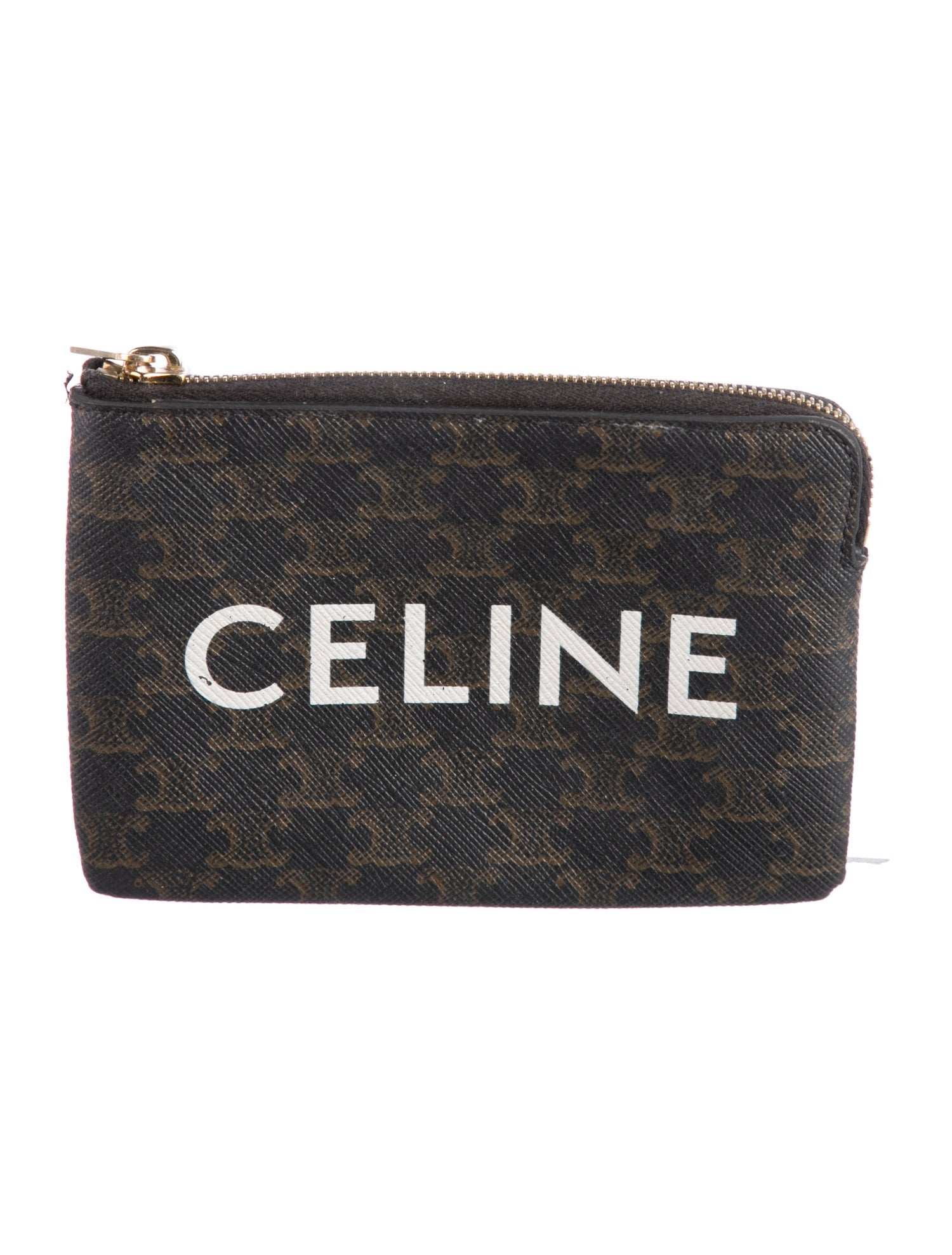Celine 2023 Triomphe Coin & Card Pouch Wallet