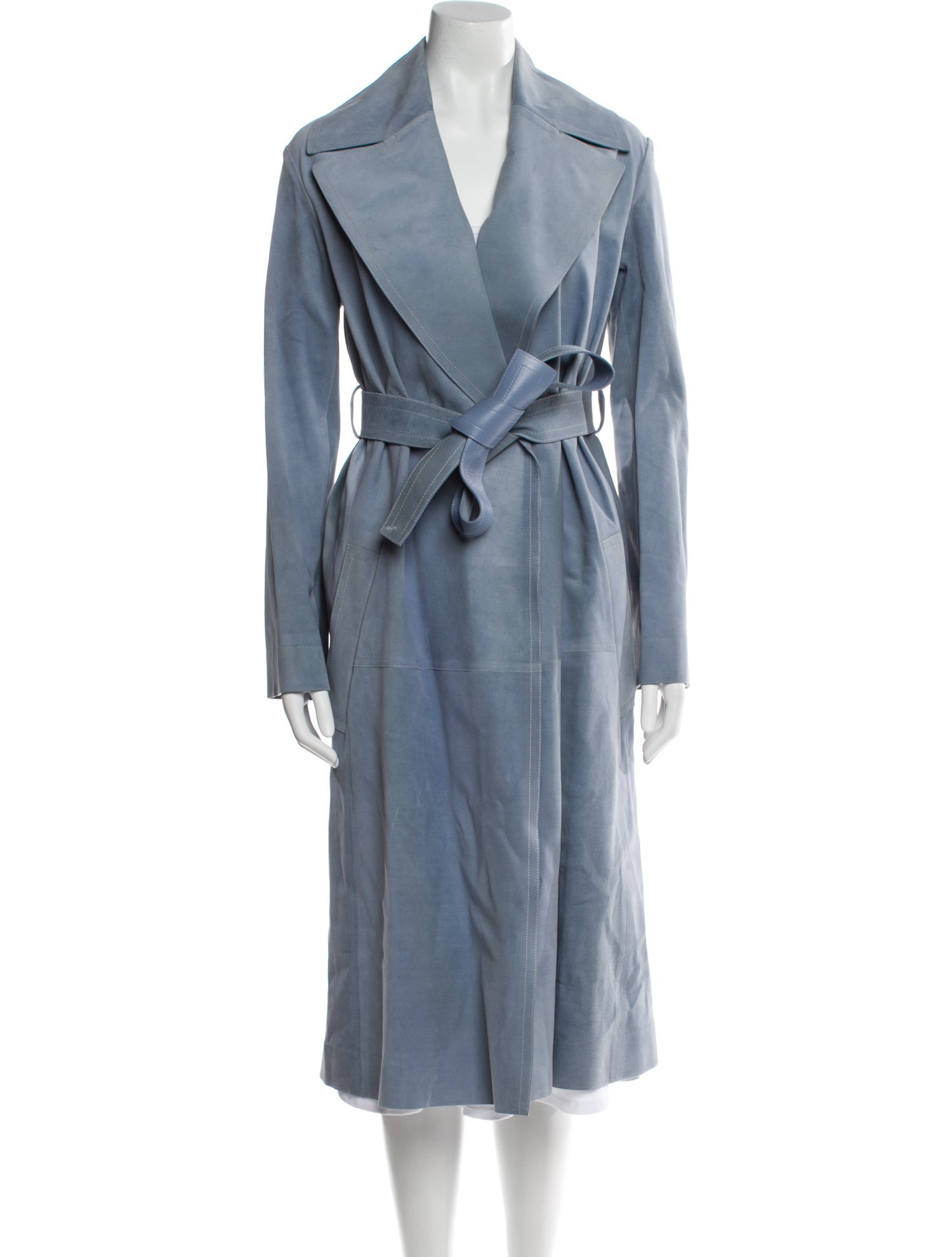 Celine Suede Trench Coat