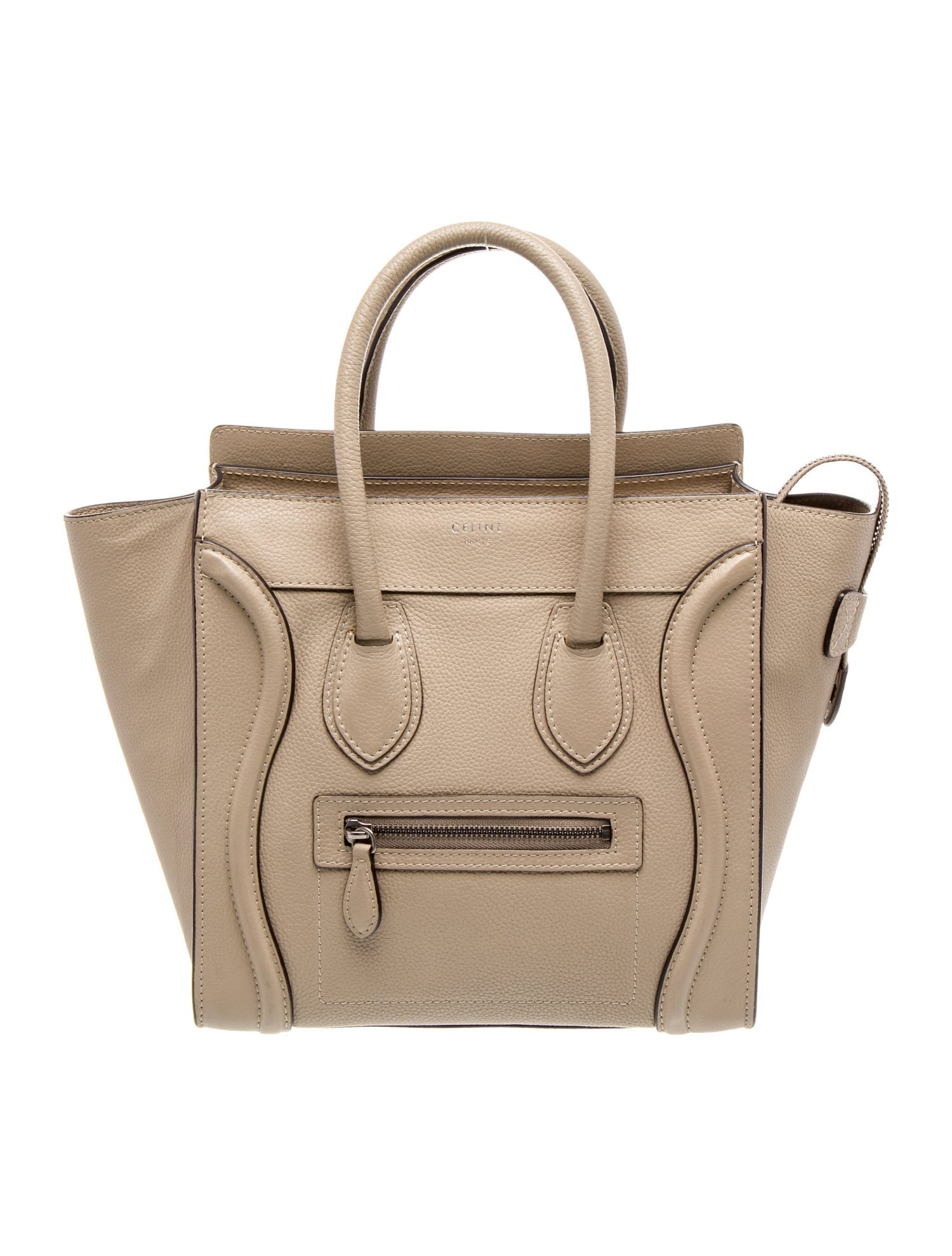 Celine Leather Luggage Micro