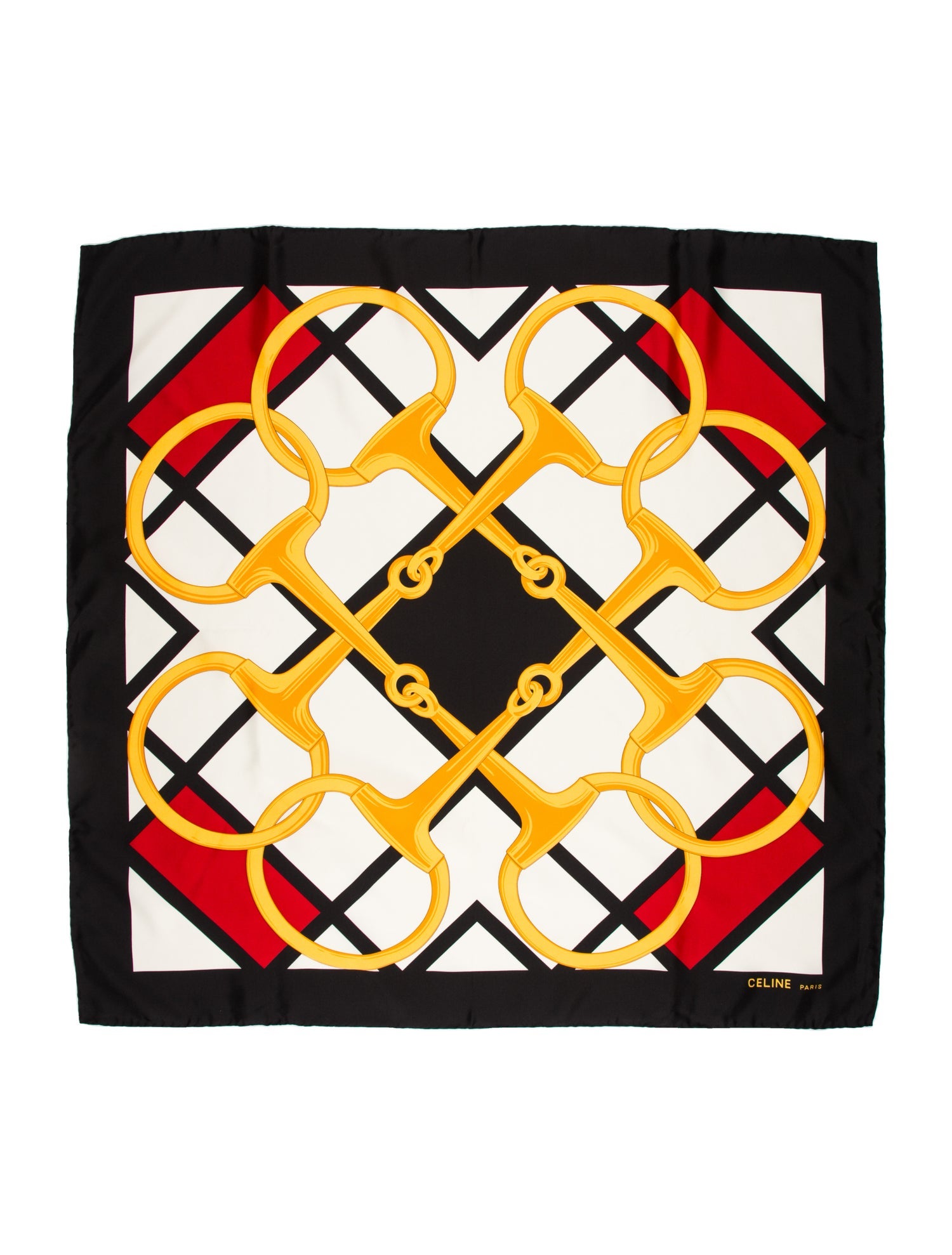 Celine Silk Printed Scarf