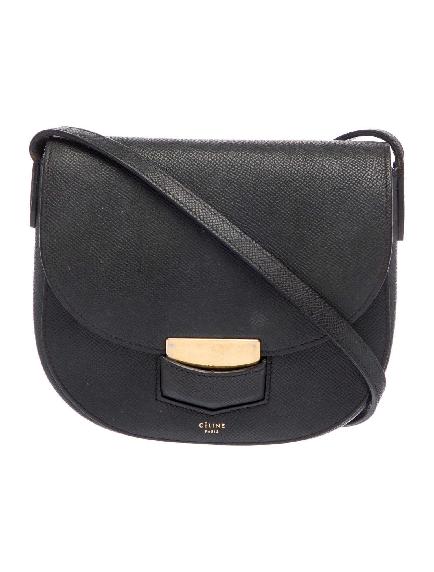 Celine Leather Trotteur Small