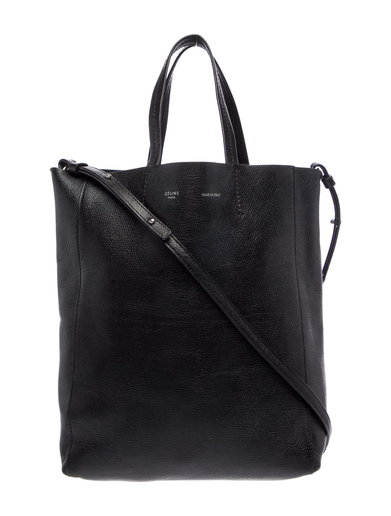 Celine Leather Vertical Cabas Small