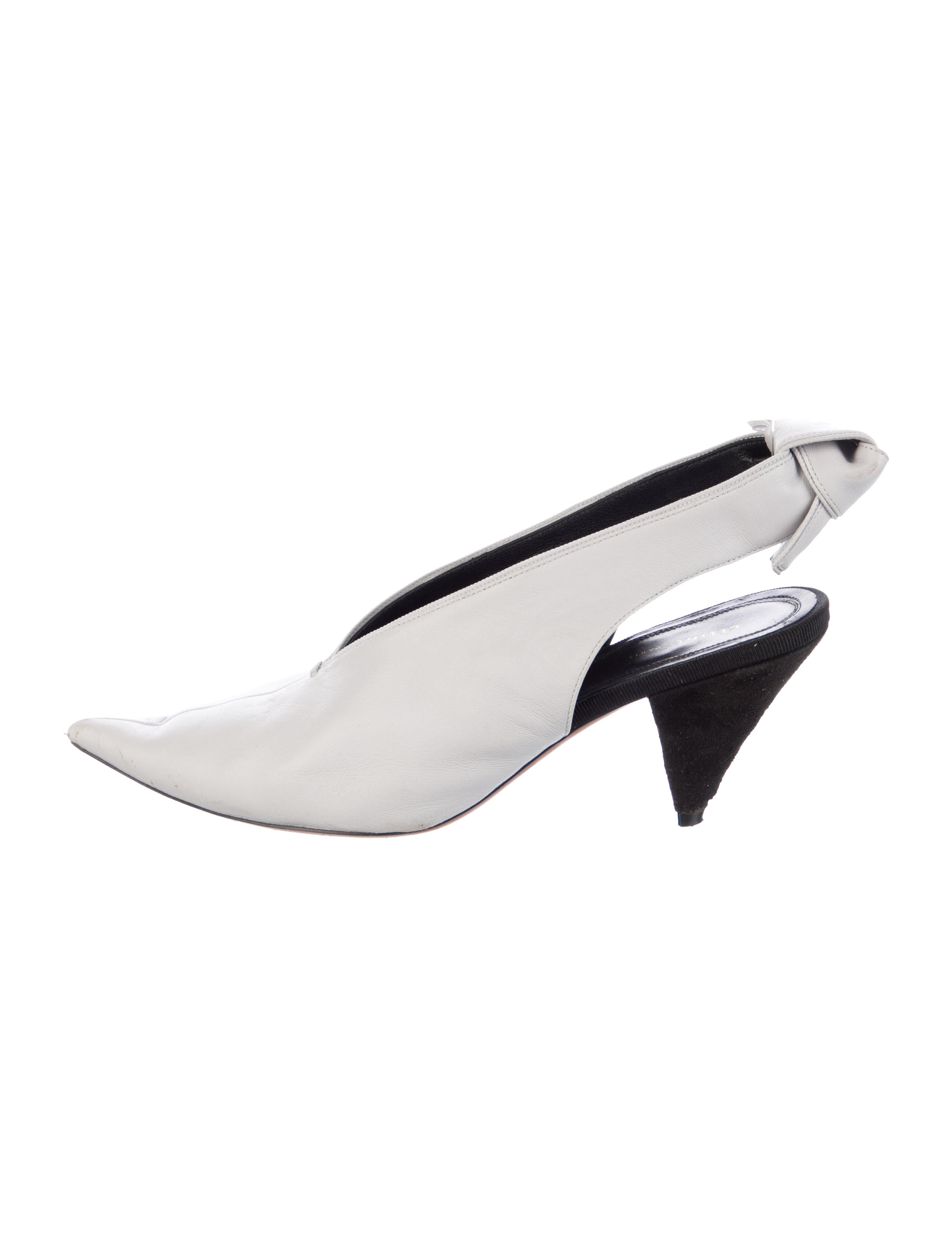 Celine Leather Slingback Pumps