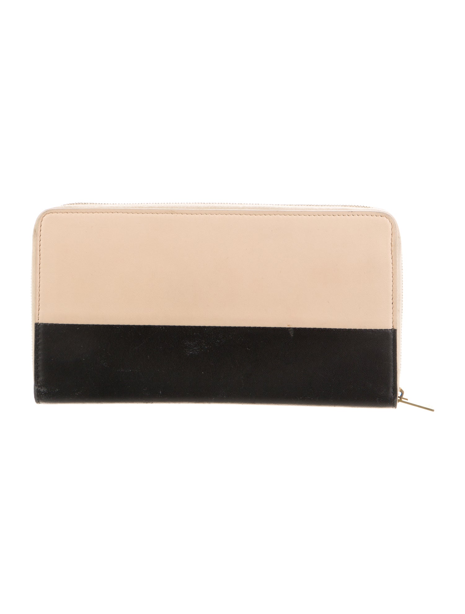 Celine Bicolor Continental Wallet Leather Continental Wallet