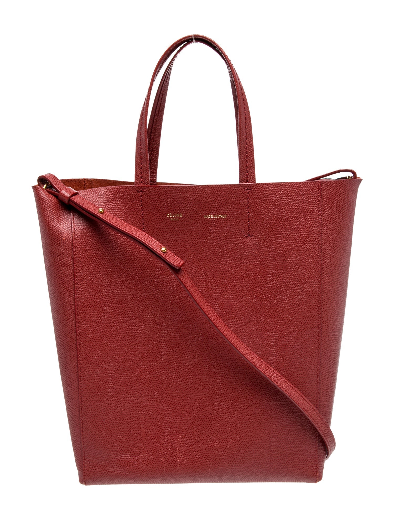 Celine Leather Vertical Cabas Small