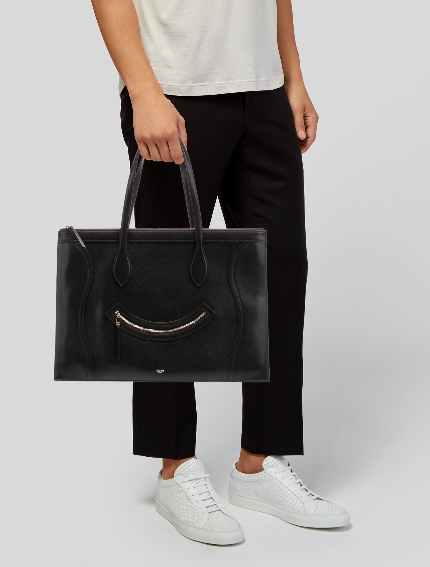 Celine Calfskin Flat Cabas New Luggage 2025